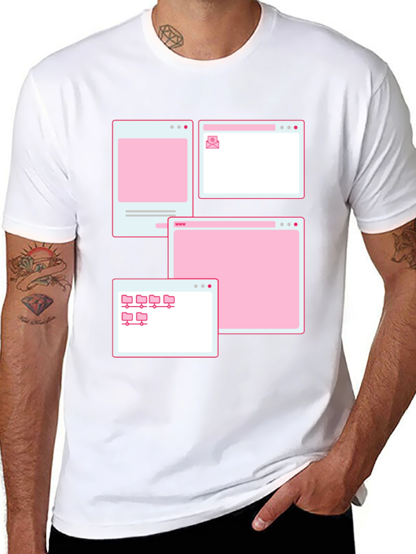 Aesthetic Computer Window T-Shirt