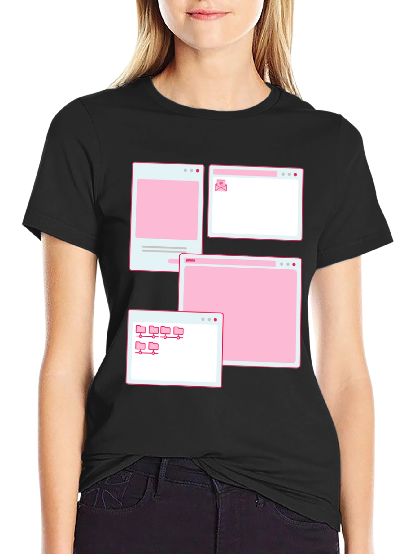 Aesthetic Computer Window T-Shirt