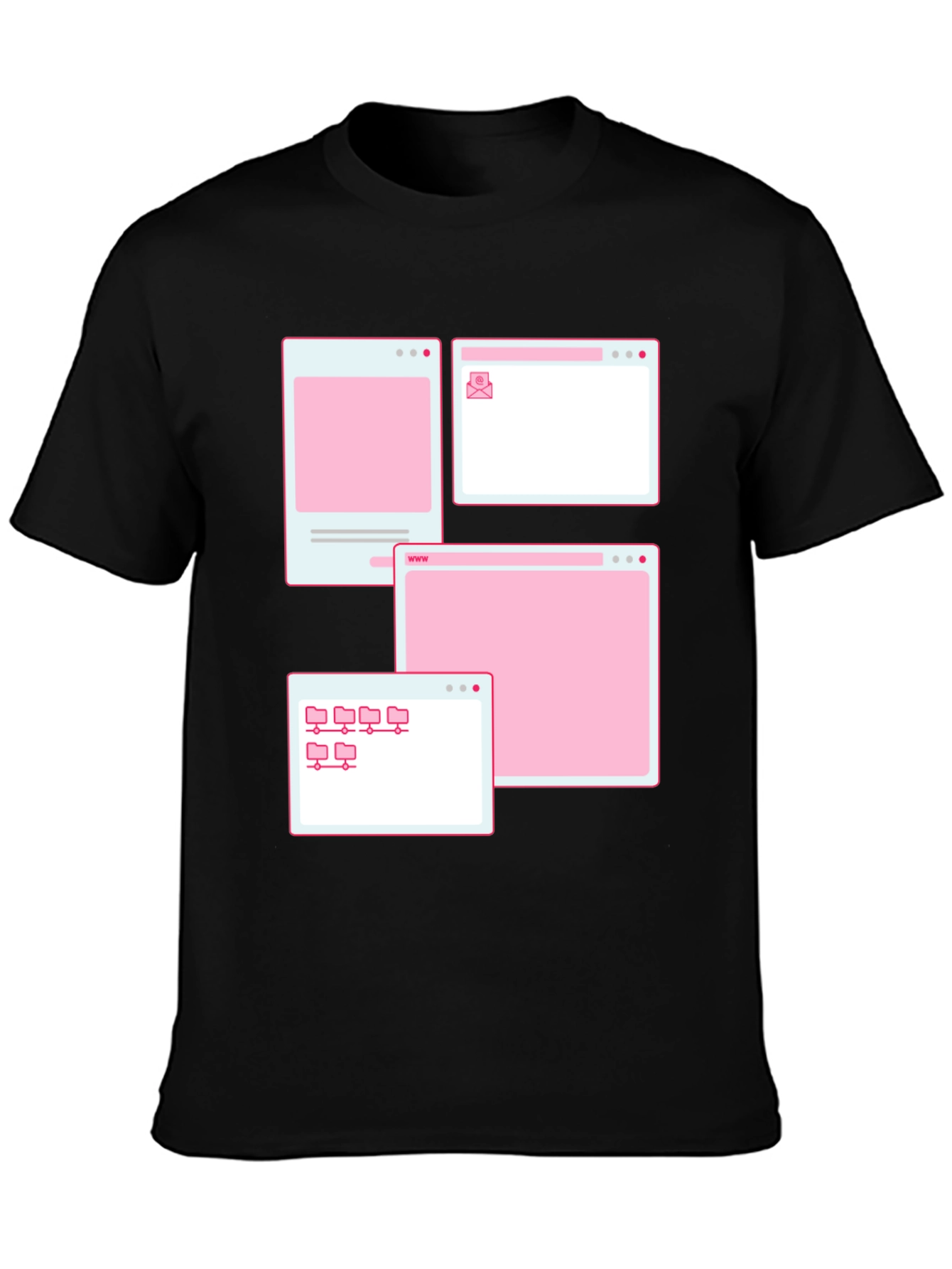 Aesthetic Computer Window T-Shirt