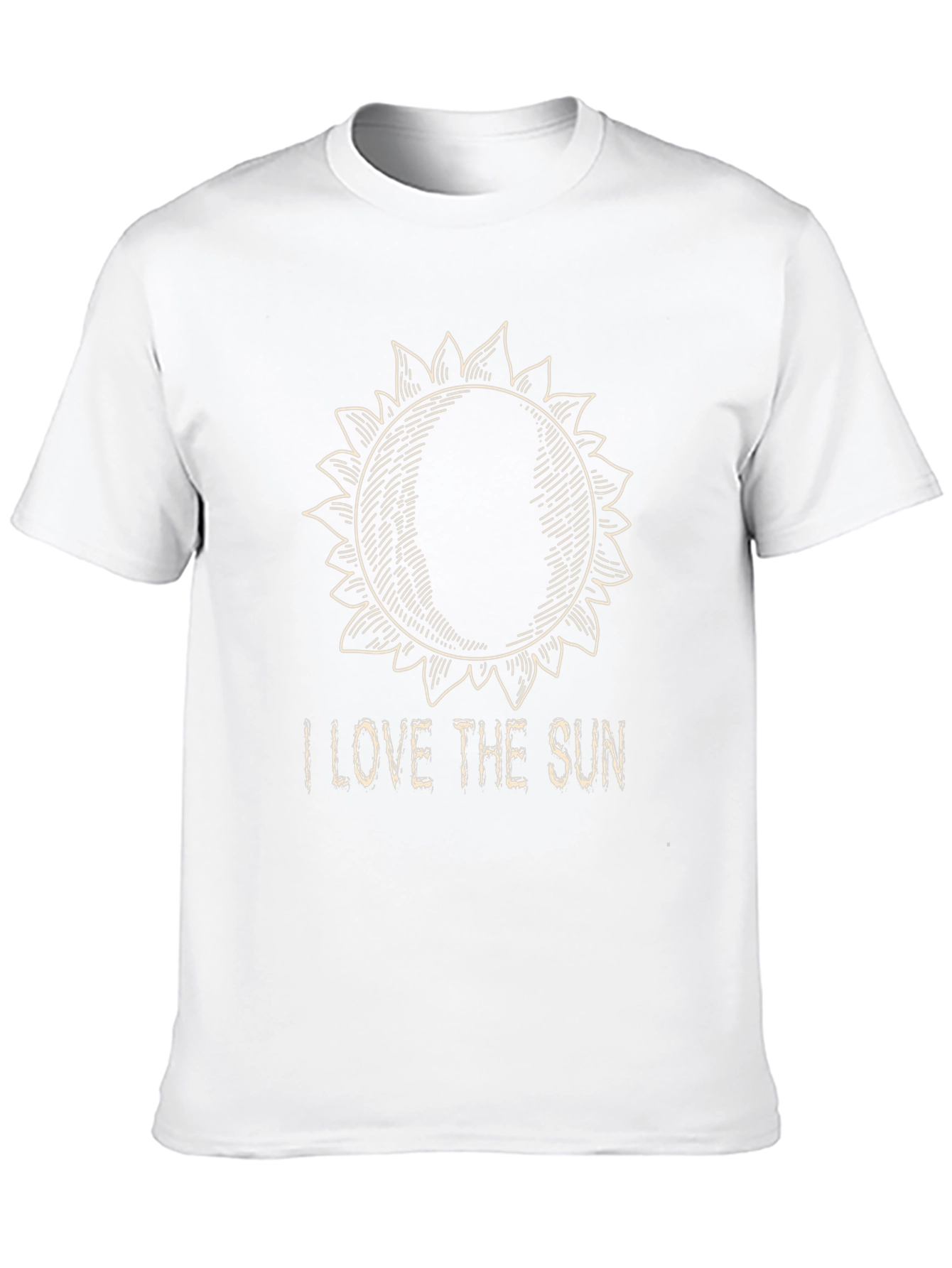 I Love The Sun Graphic T-Shirt - Black