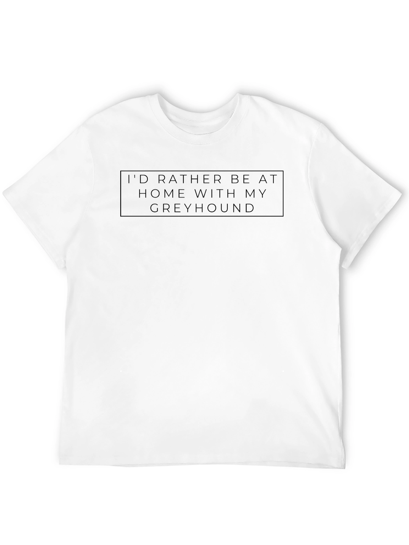 Greyhound Lovers Black T-Shirt