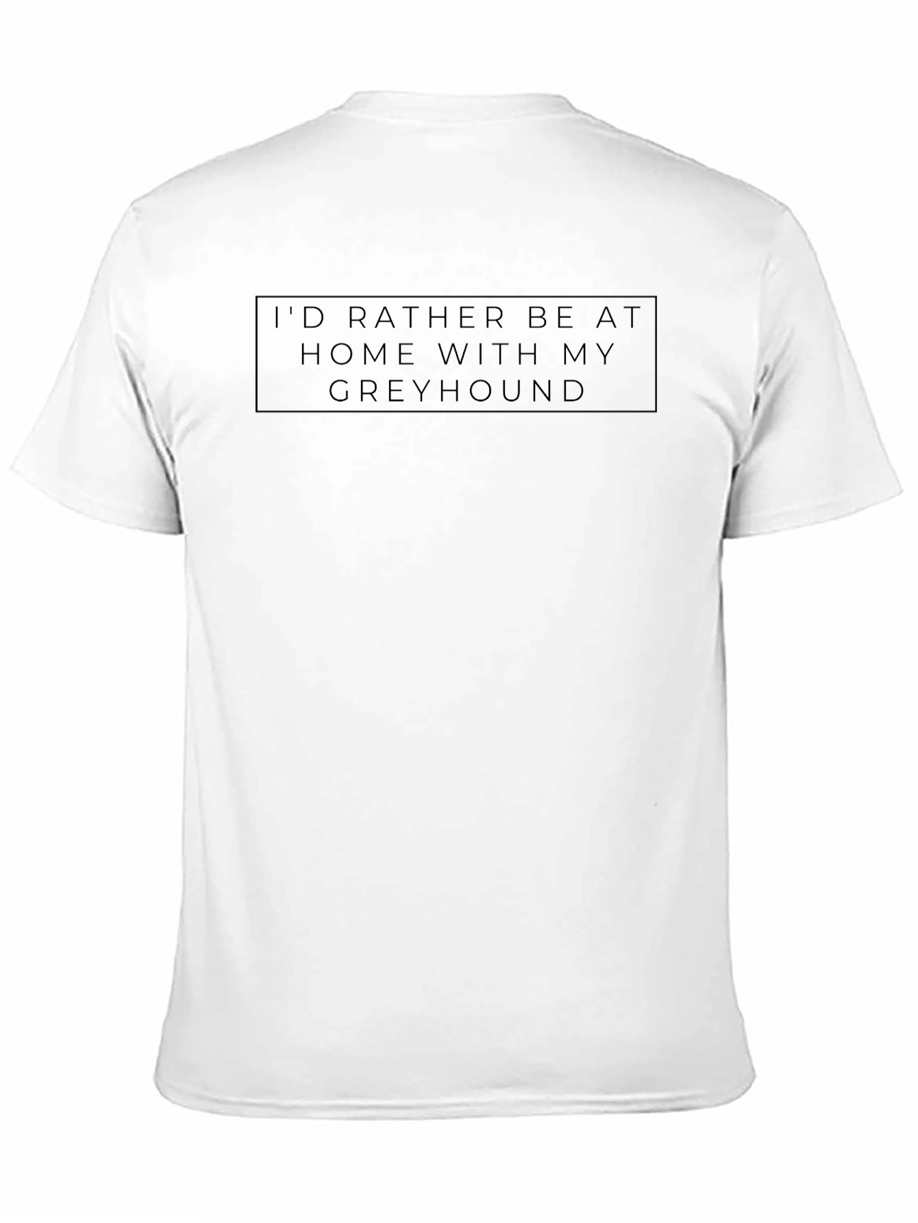 Greyhound Lovers Black T-Shirt