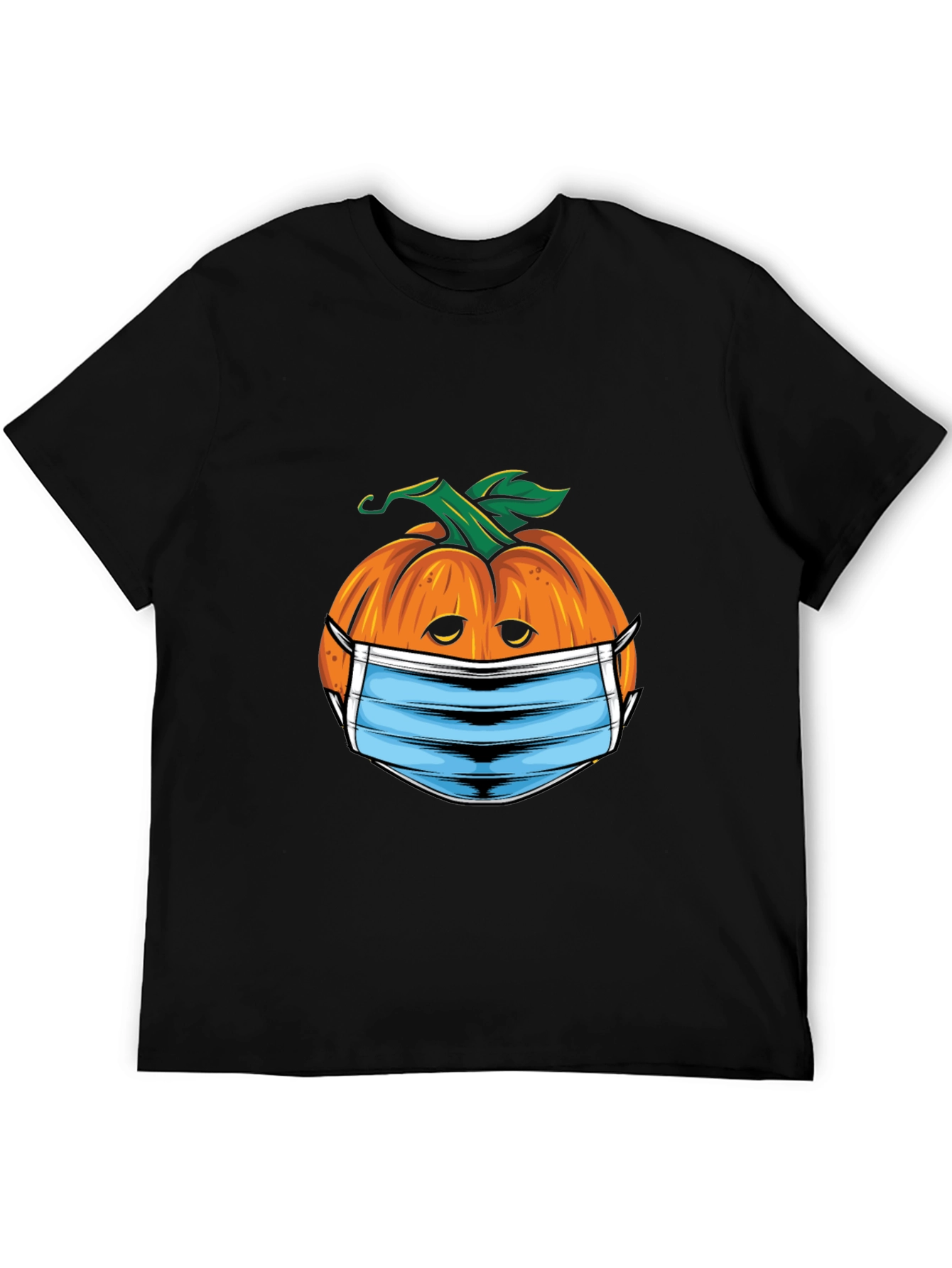 Masked Pumpkin Graphic Tee - Halloween Ready!