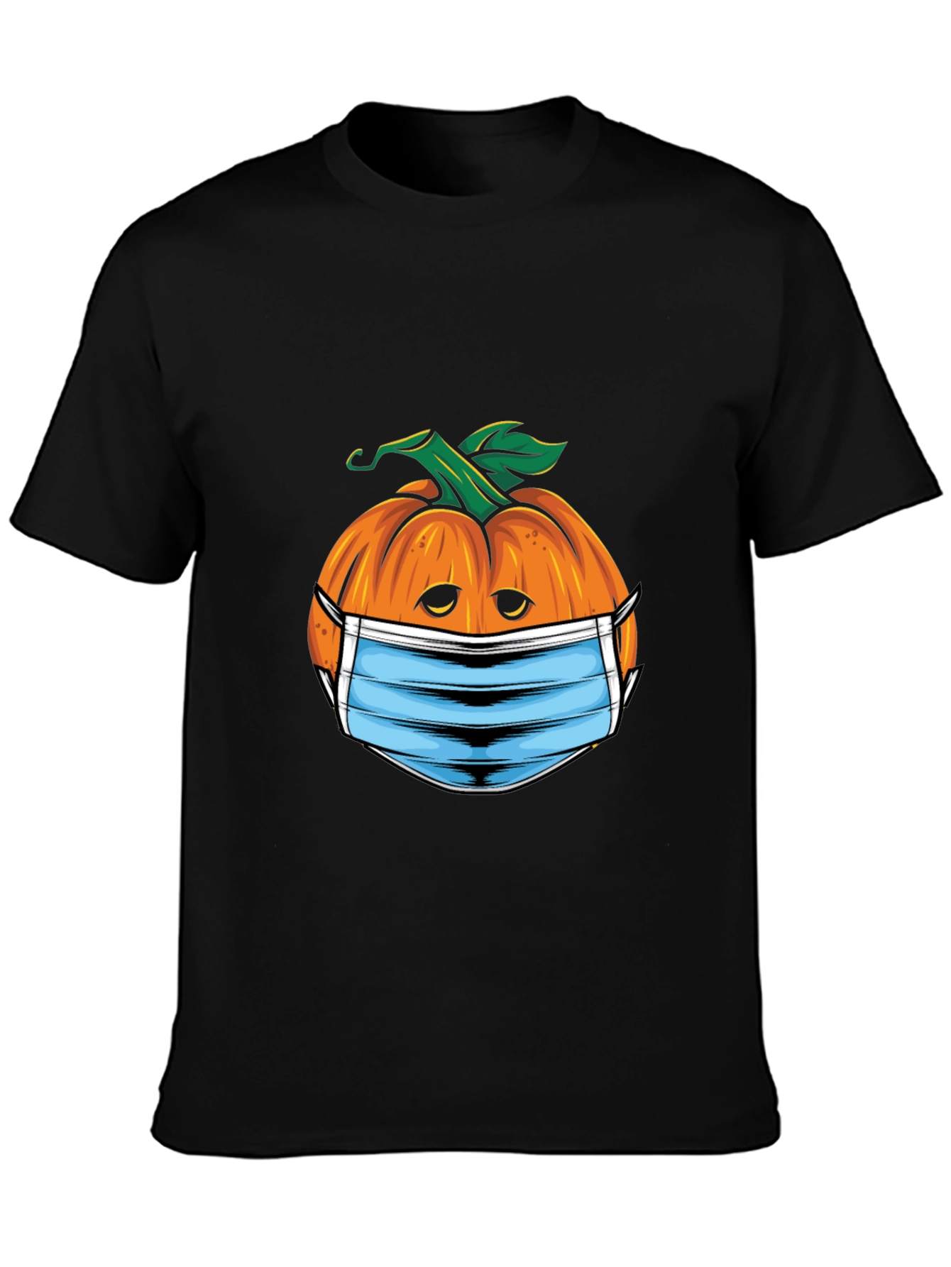 Masked Pumpkin Graphic Tee - Halloween Ready!