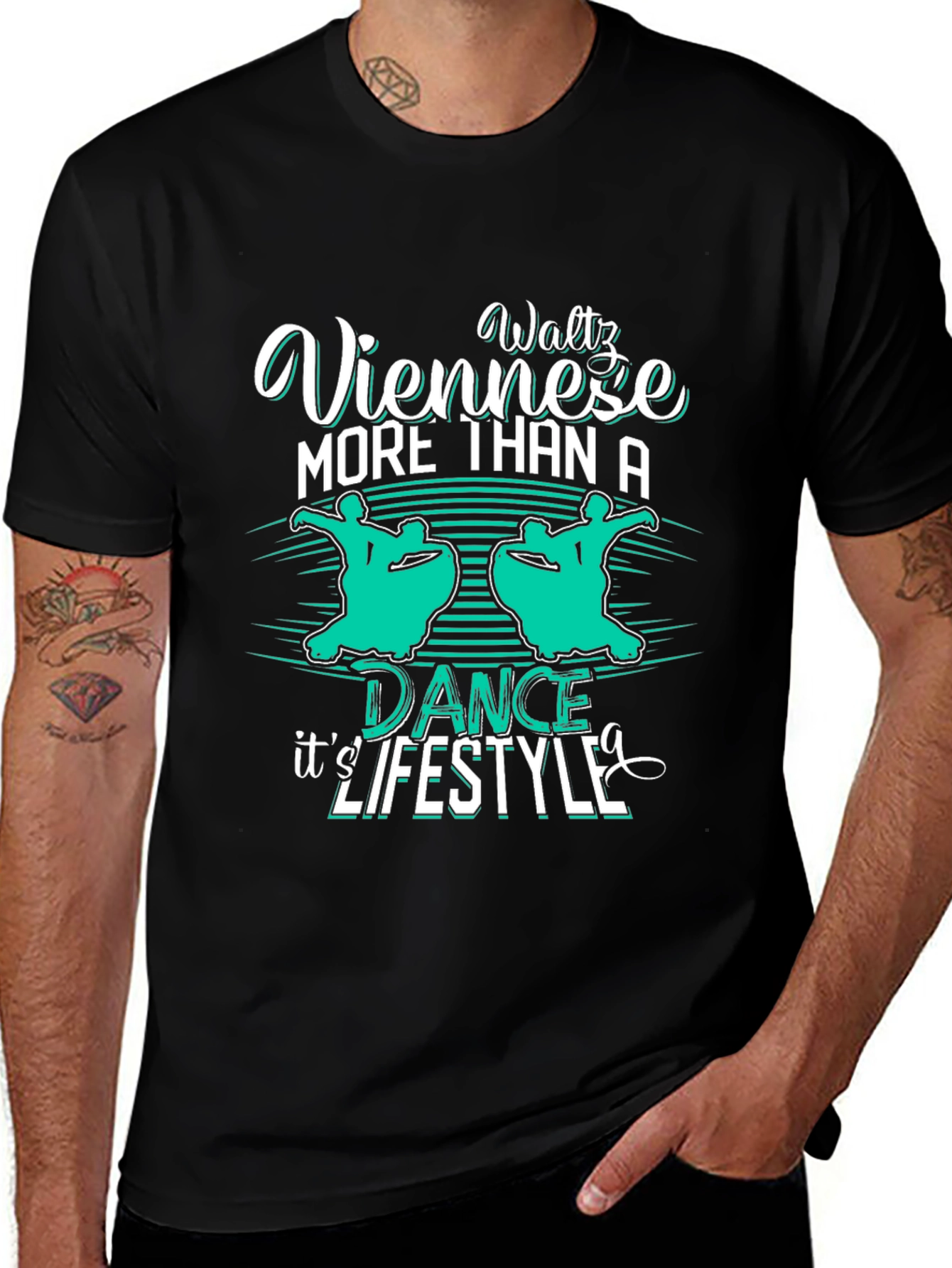 Viennese Waltz Dance Lifestyle T-Shirt