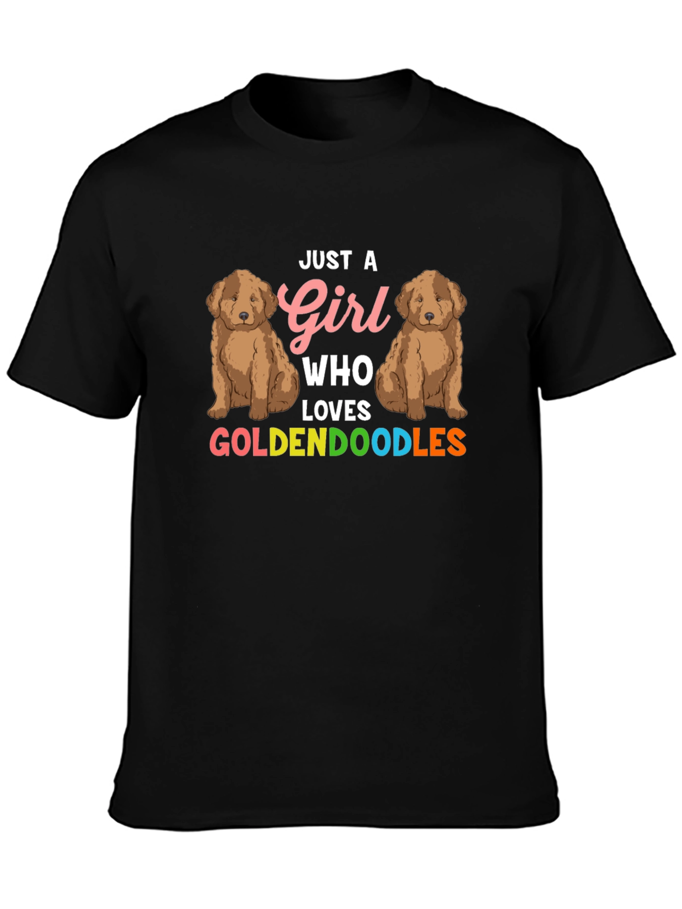 Girl Loves Goldendoodles T-Shirt