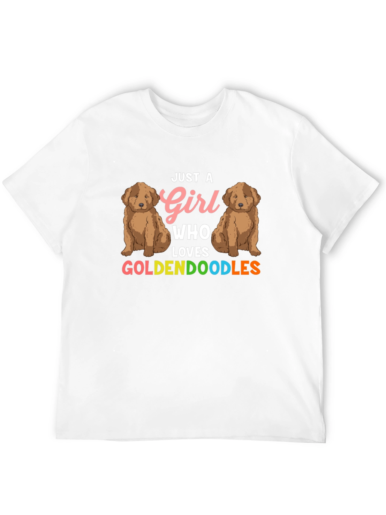 Girl Loves Goldendoodles T-Shirt
