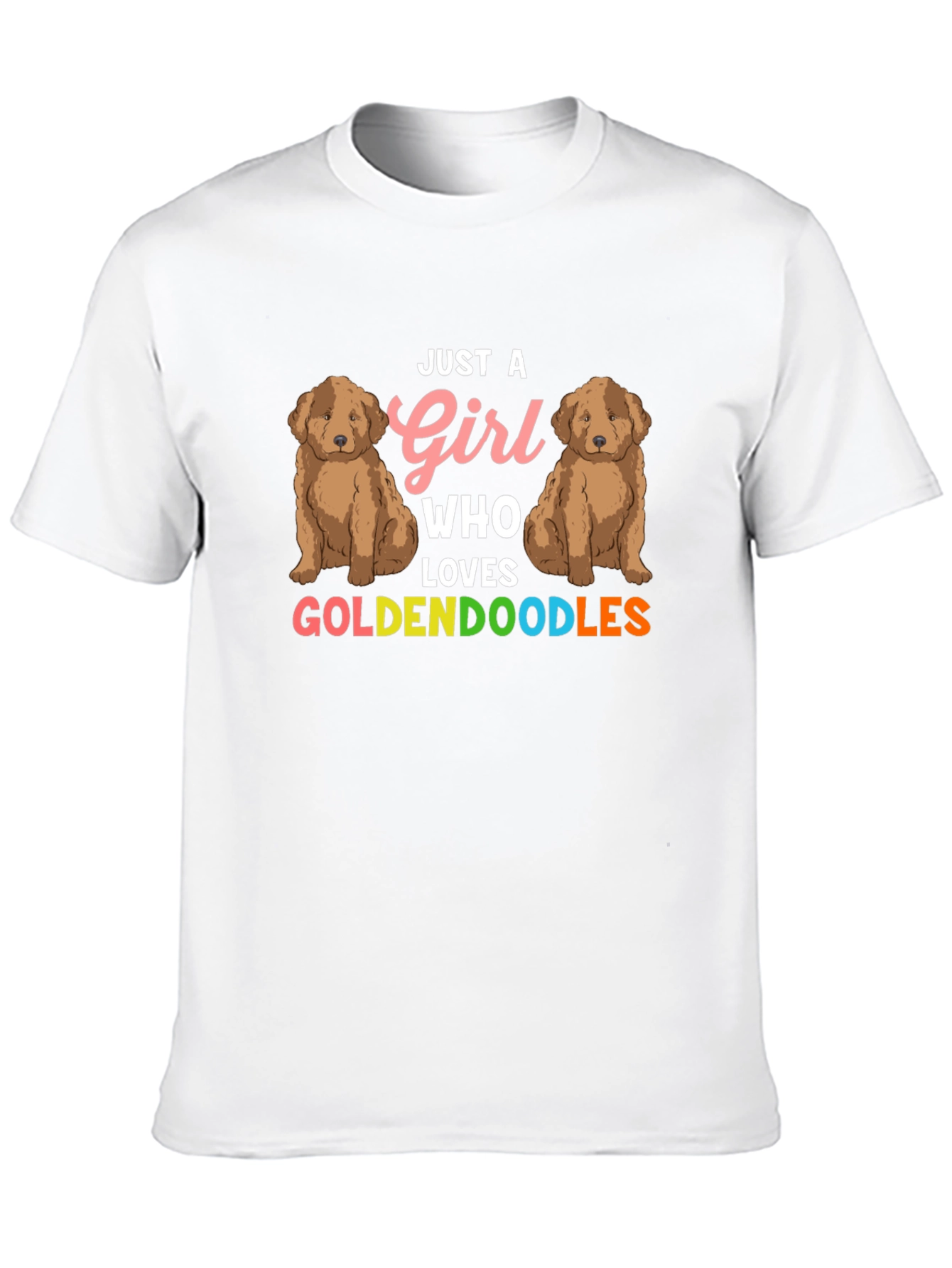 Girl Loves Goldendoodles T-Shirt