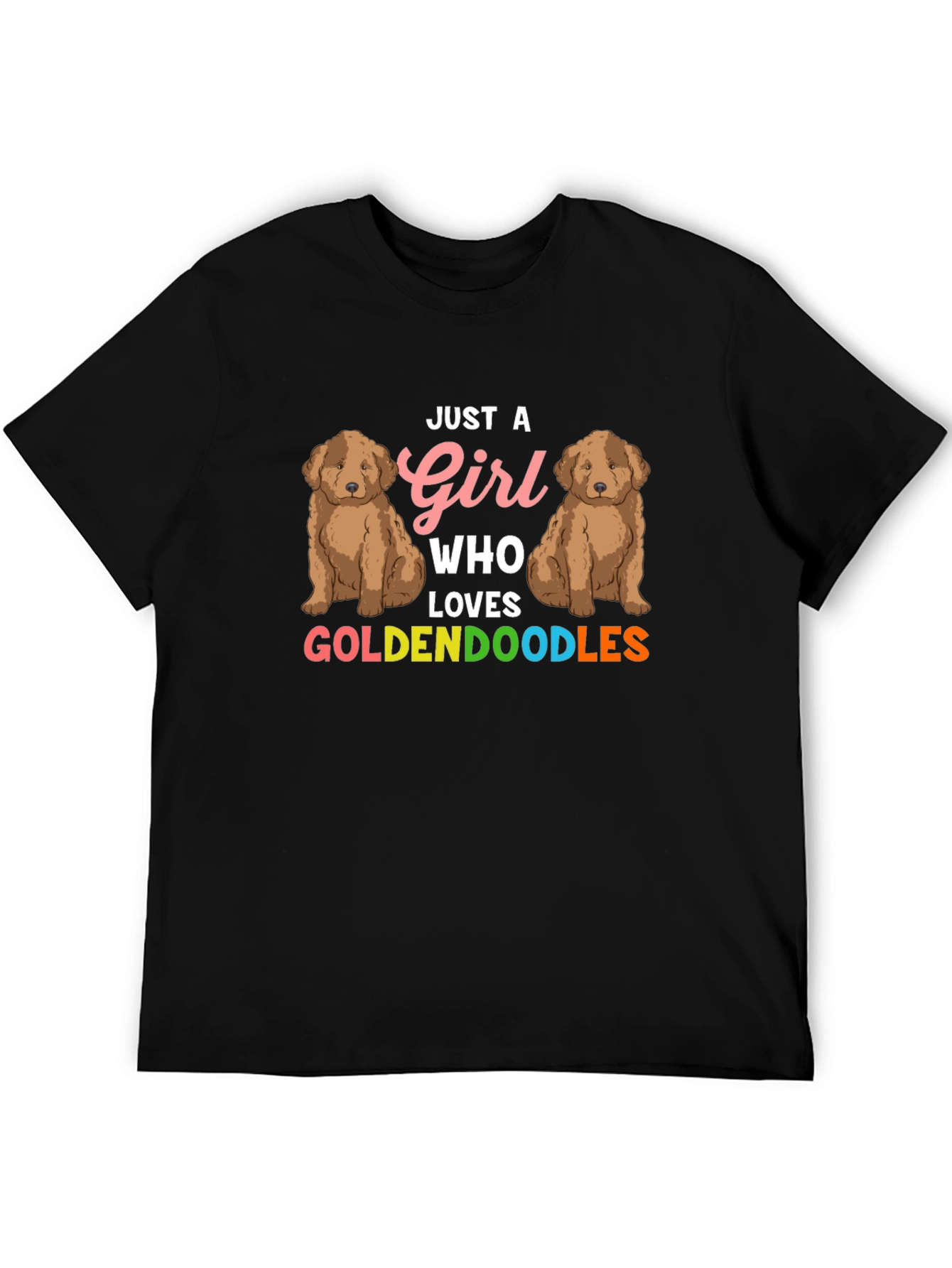 Girl Loves Goldendoodles T-Shirt