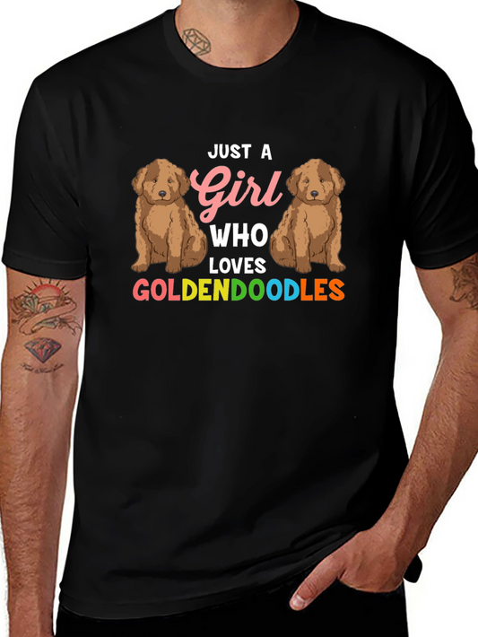 Girl Loves Goldendoodles T-Shirt