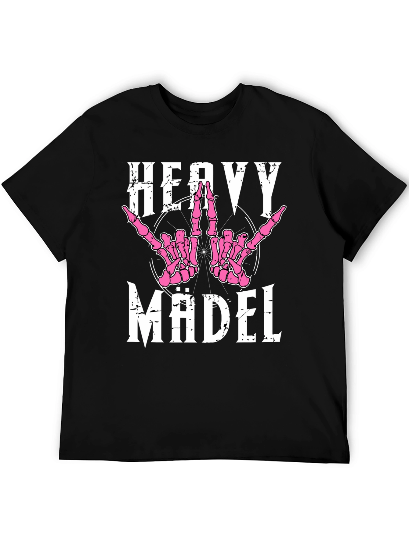 Heavy Mädel Graphic Tee - Rock On!