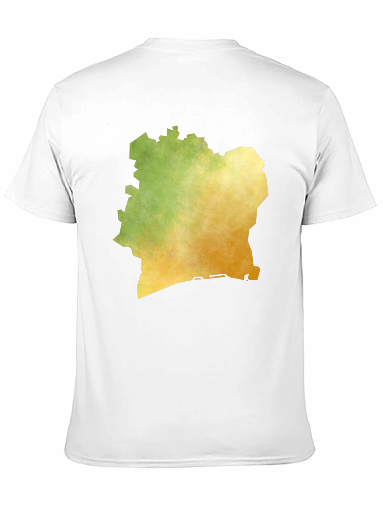 Ivory Coast Map T-Shirt - Black Graphic Tee