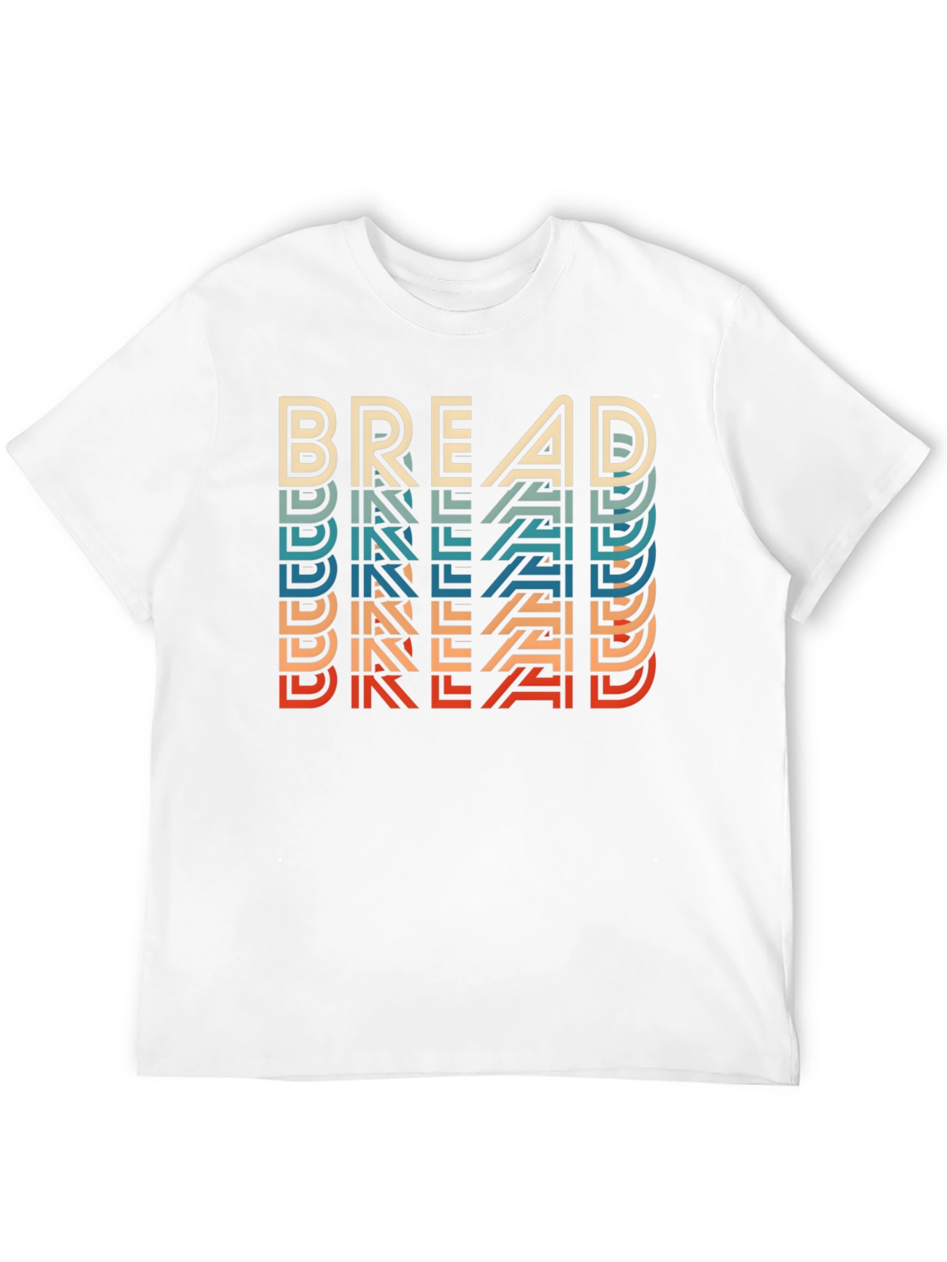 Retro Bread Graphic Tee - Cool Casual Style