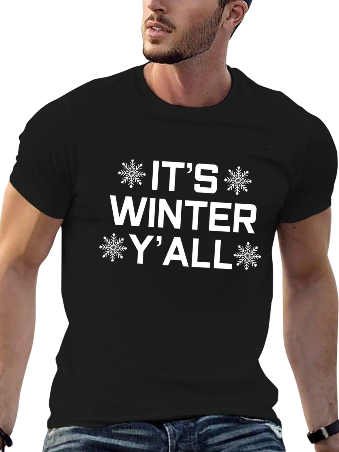 Its Winter Yall T-Shirt - Holiday Festive Wear