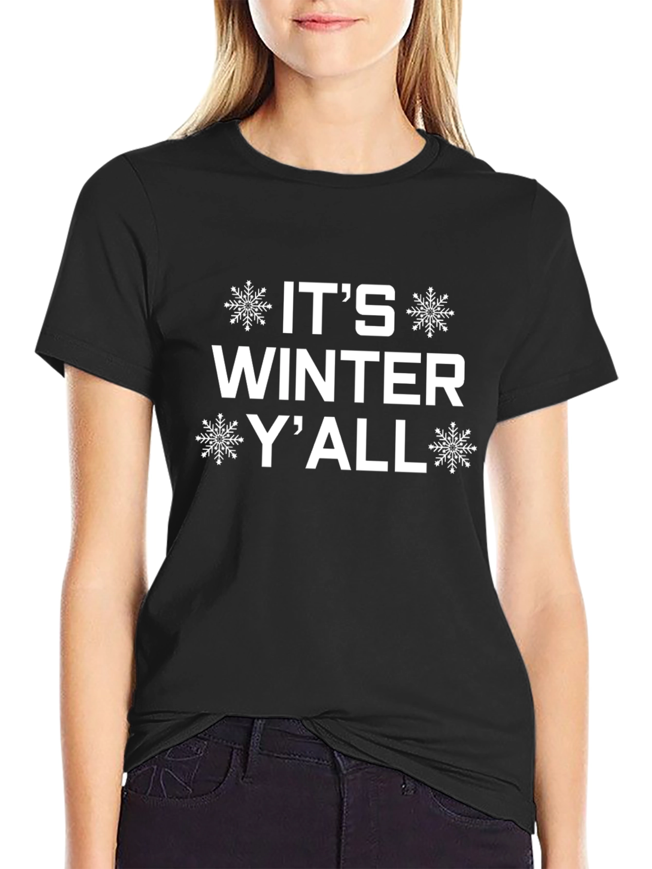 Its Winter Yall T-Shirt - Holiday Festive Wear