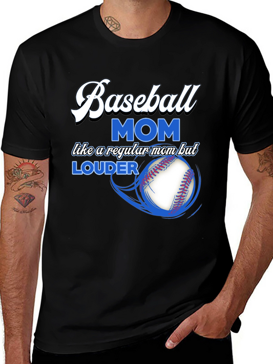 Baseball Mom T-Shirt: Loud & Proud Fan Apparel