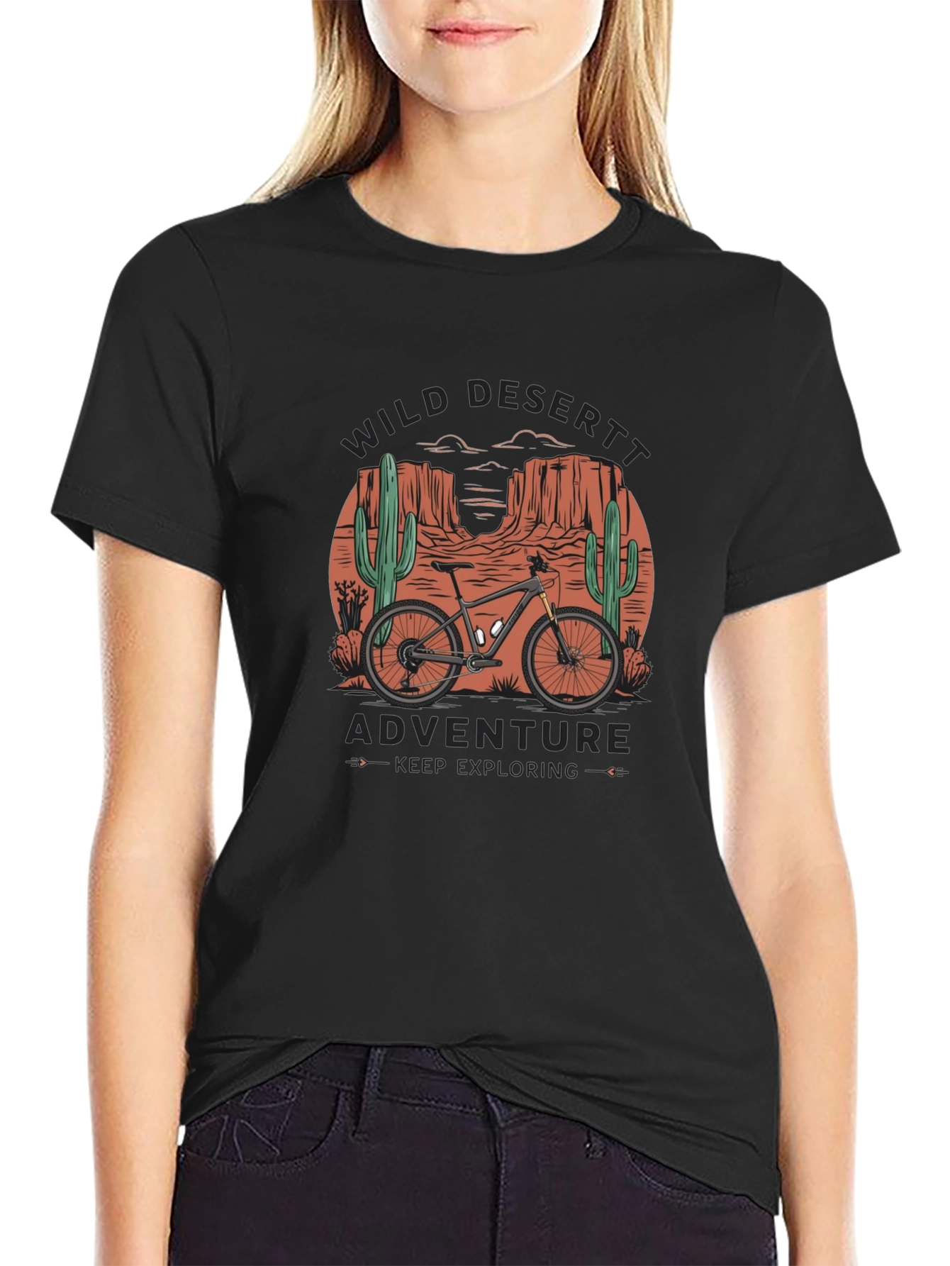 Wild Desert Adventure Graphic T-Shirt