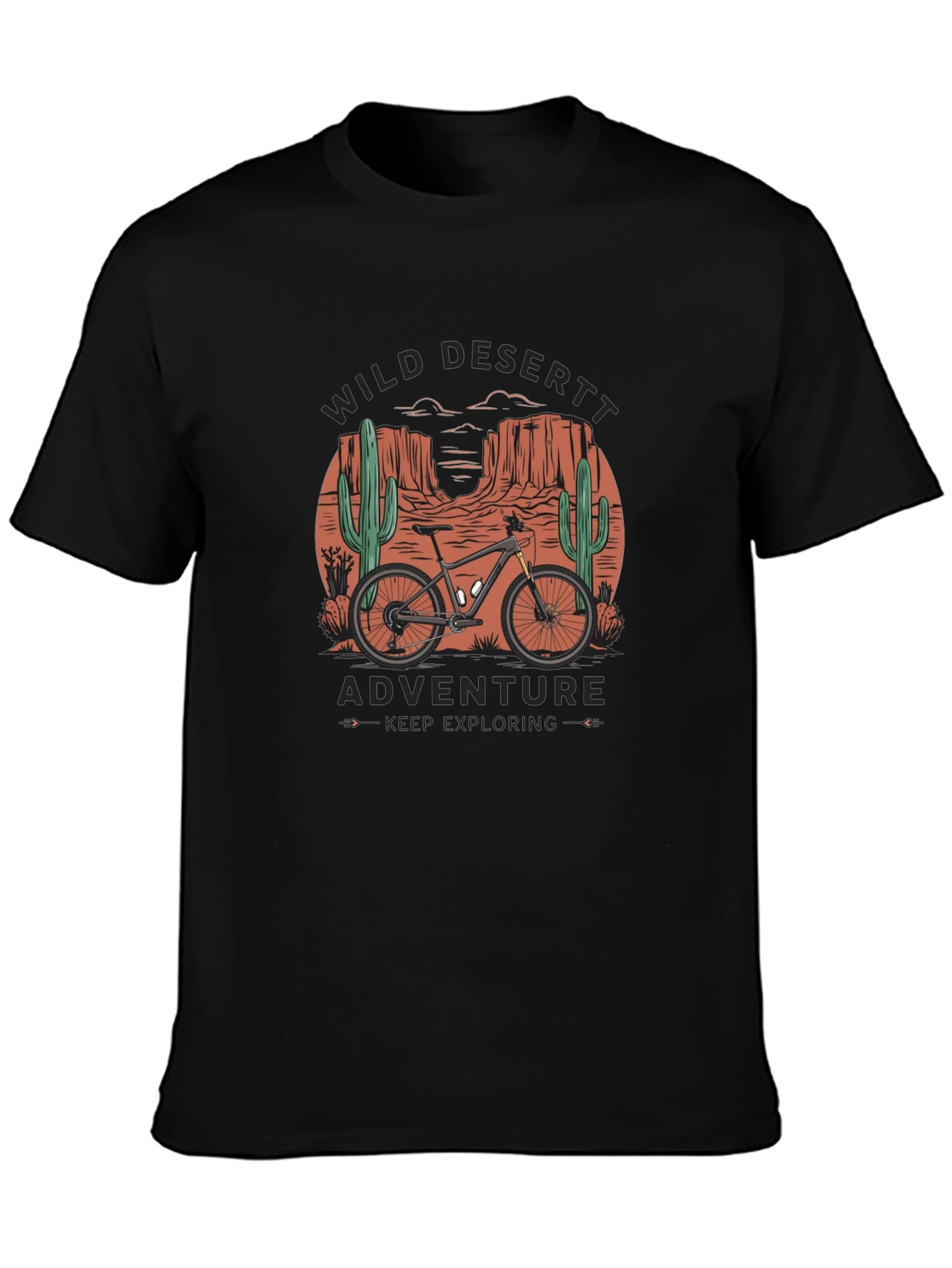 Wild Desert Adventure Graphic T-Shirt