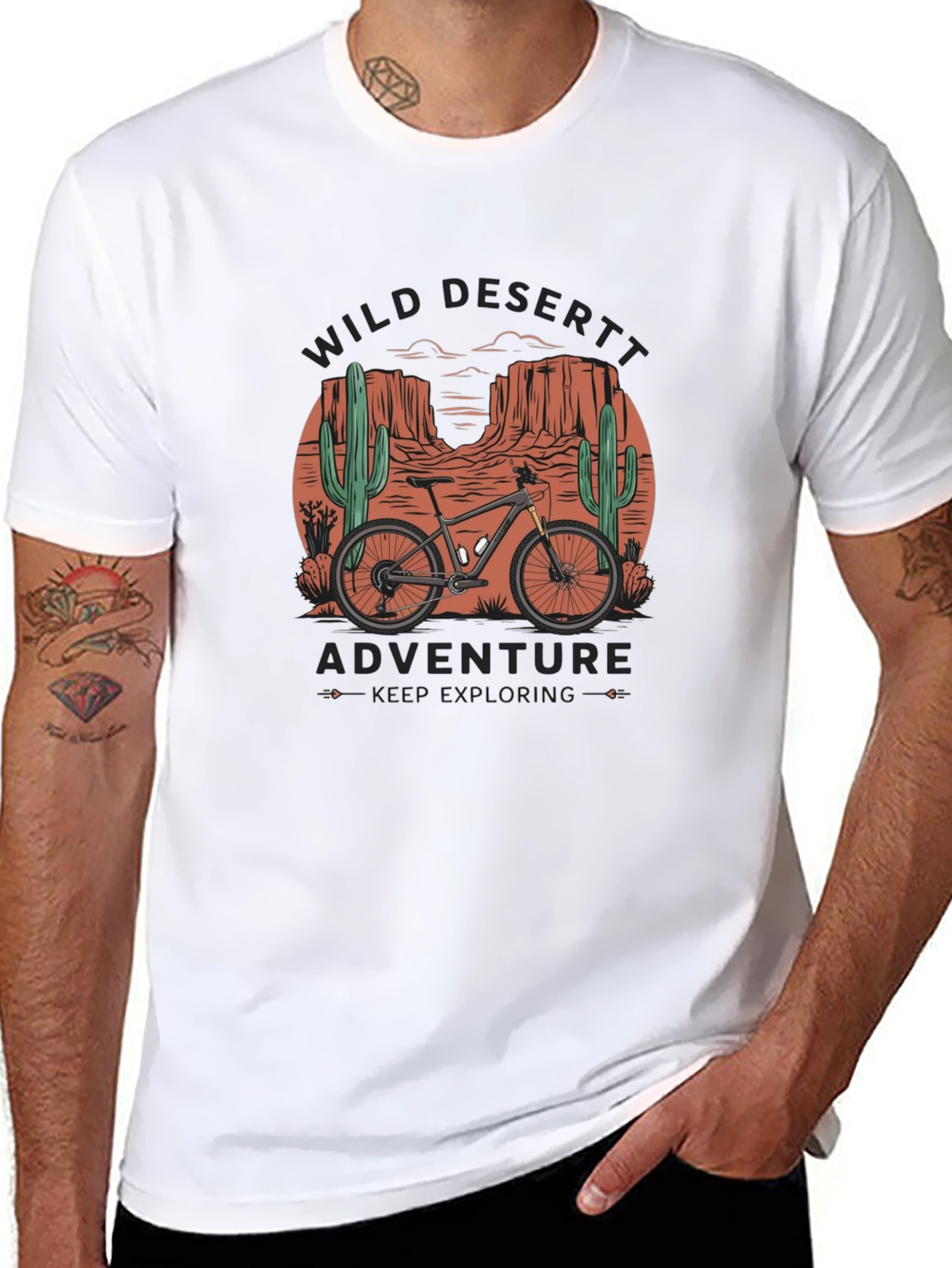 Wild Desert Adventure Graphic T-Shirt