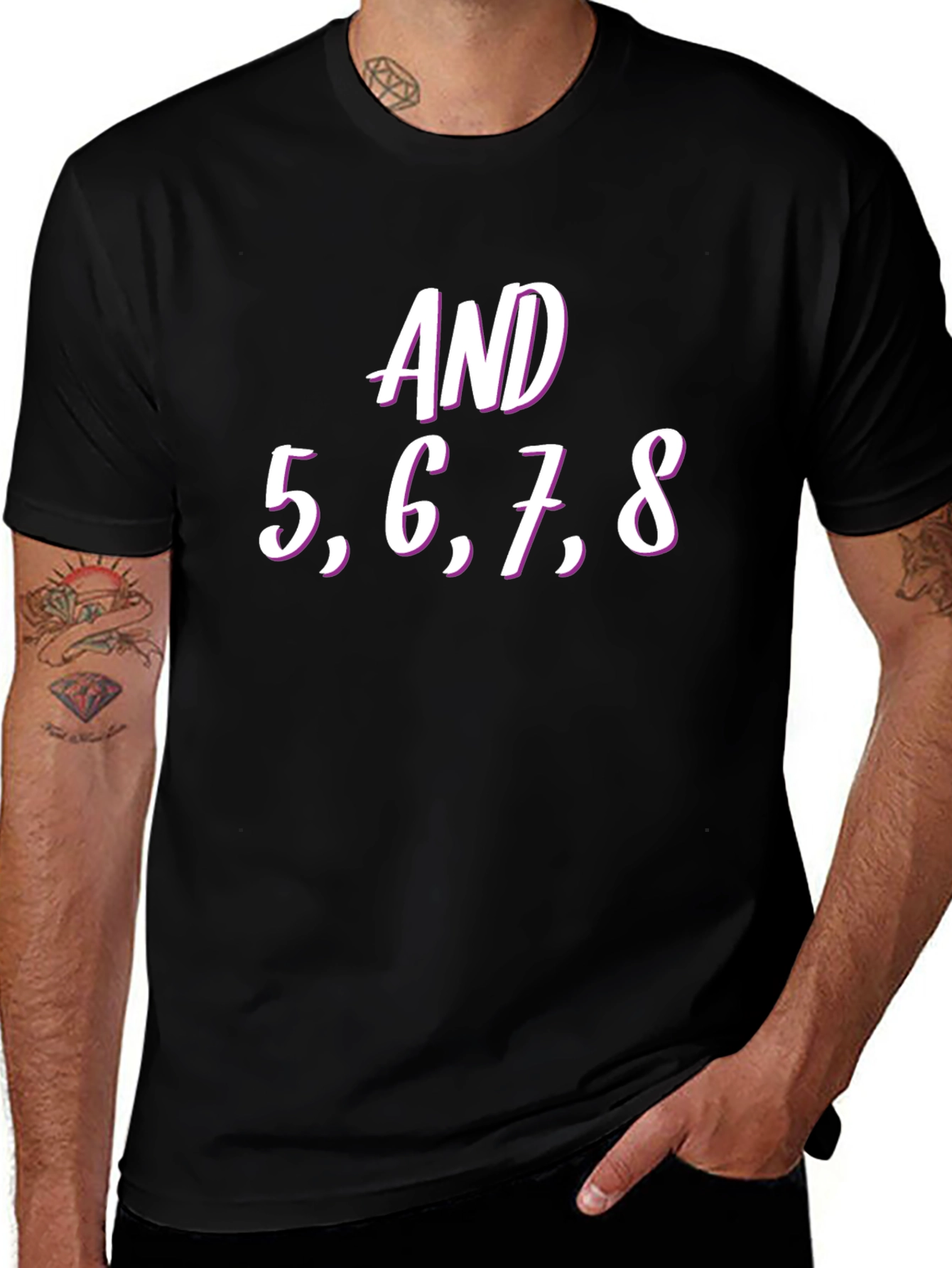 Dance Crew T-Shirt - AND 5 6 7 8