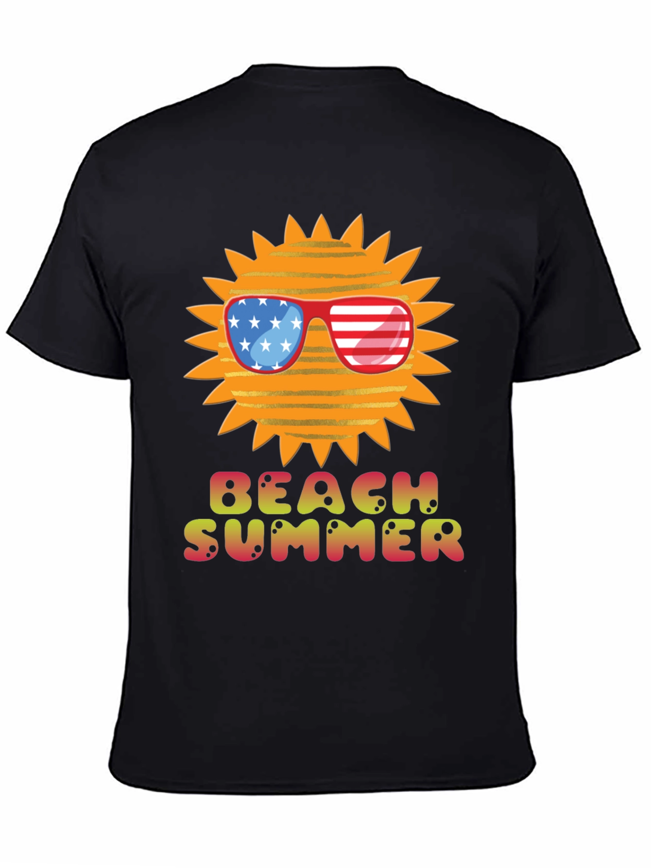 Beach Summer USA Sun Graphic Tee