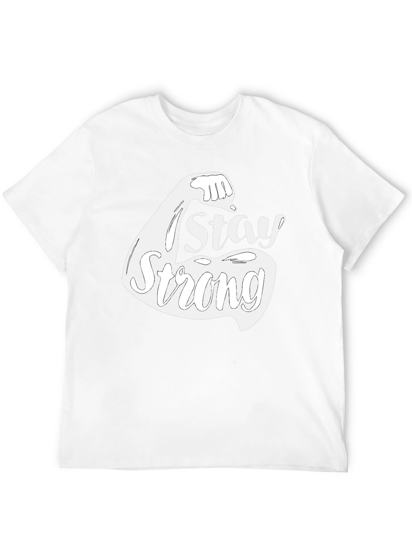 Stay Strong Graphic Tee - Black