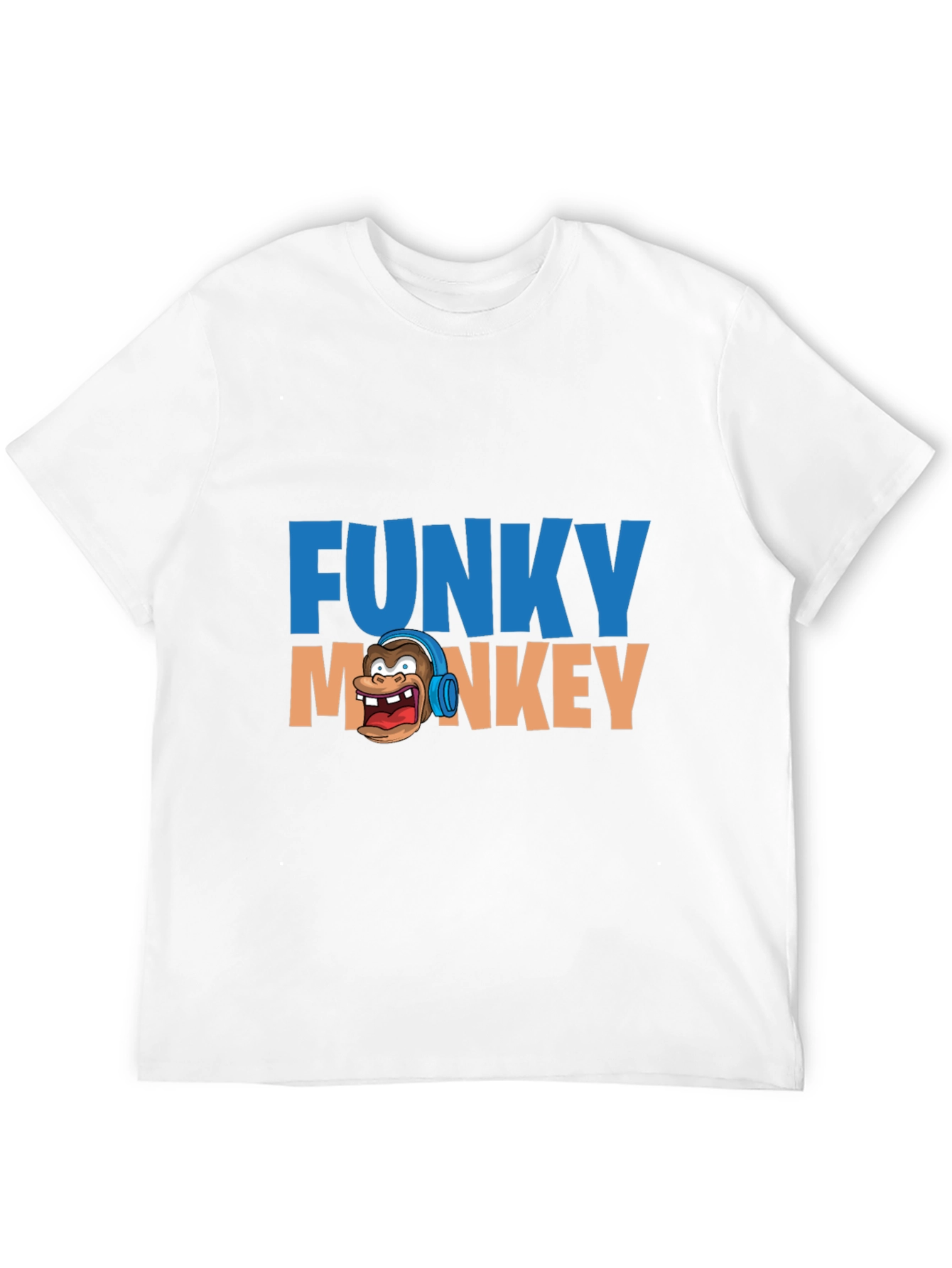 Funky Monkey Graphic T-Shirt - Cool Crew Neck Tee