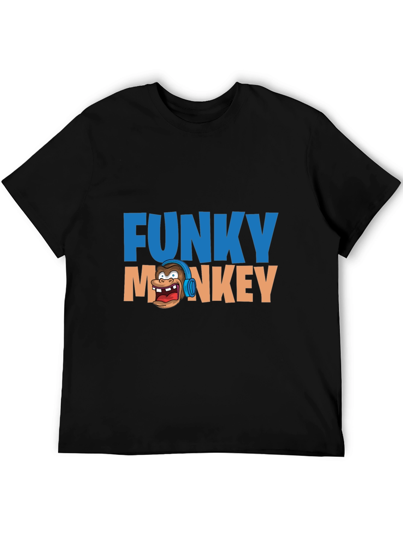 Funky Monkey Graphic T-Shirt - Cool Crew Neck Tee
