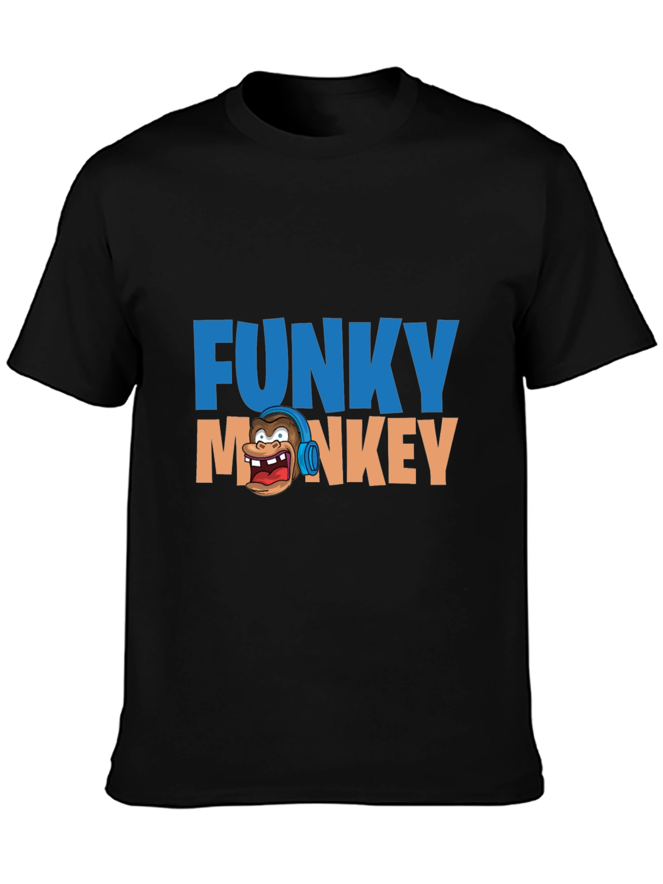Funky Monkey Graphic T-Shirt - Cool Crew Neck Tee