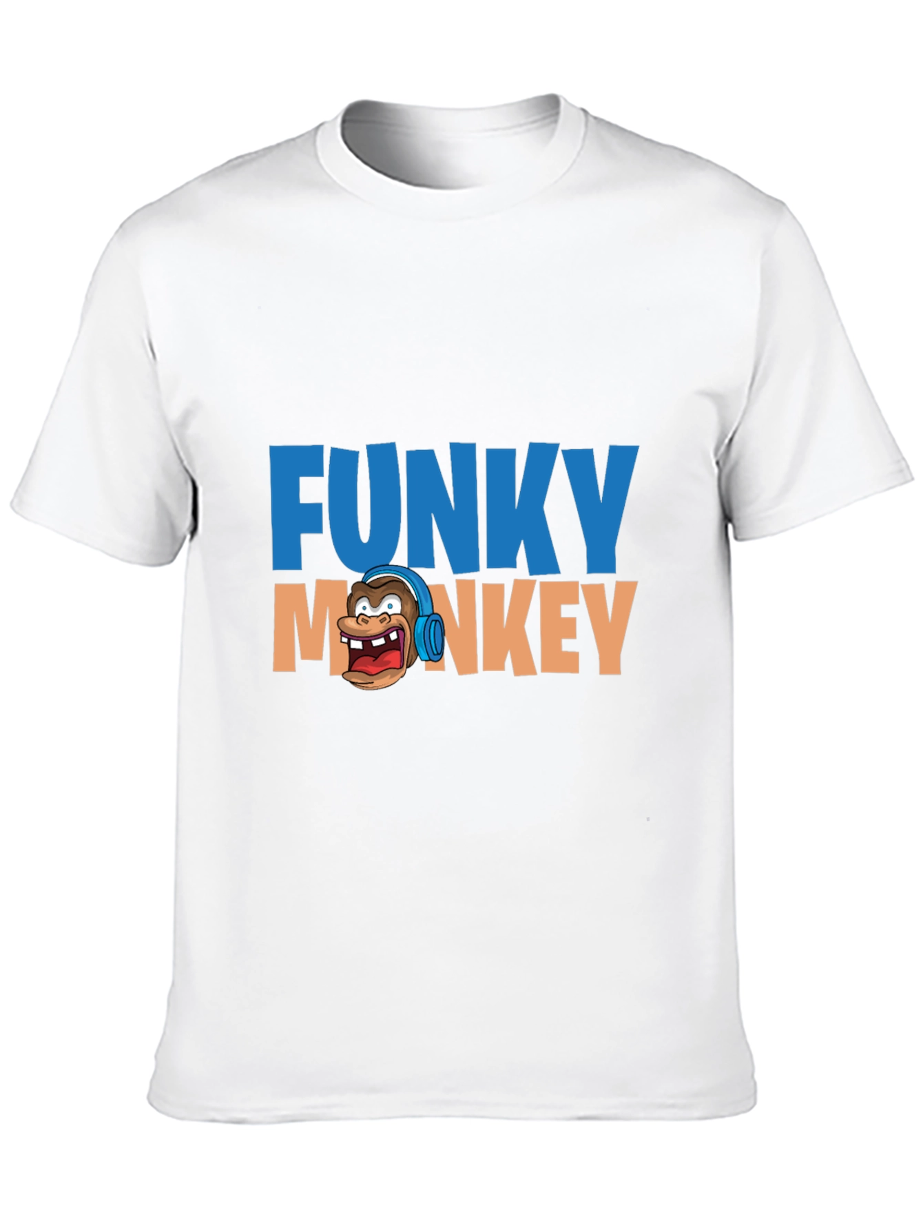 Funky Monkey Graphic T-Shirt - Cool Crew Neck Tee