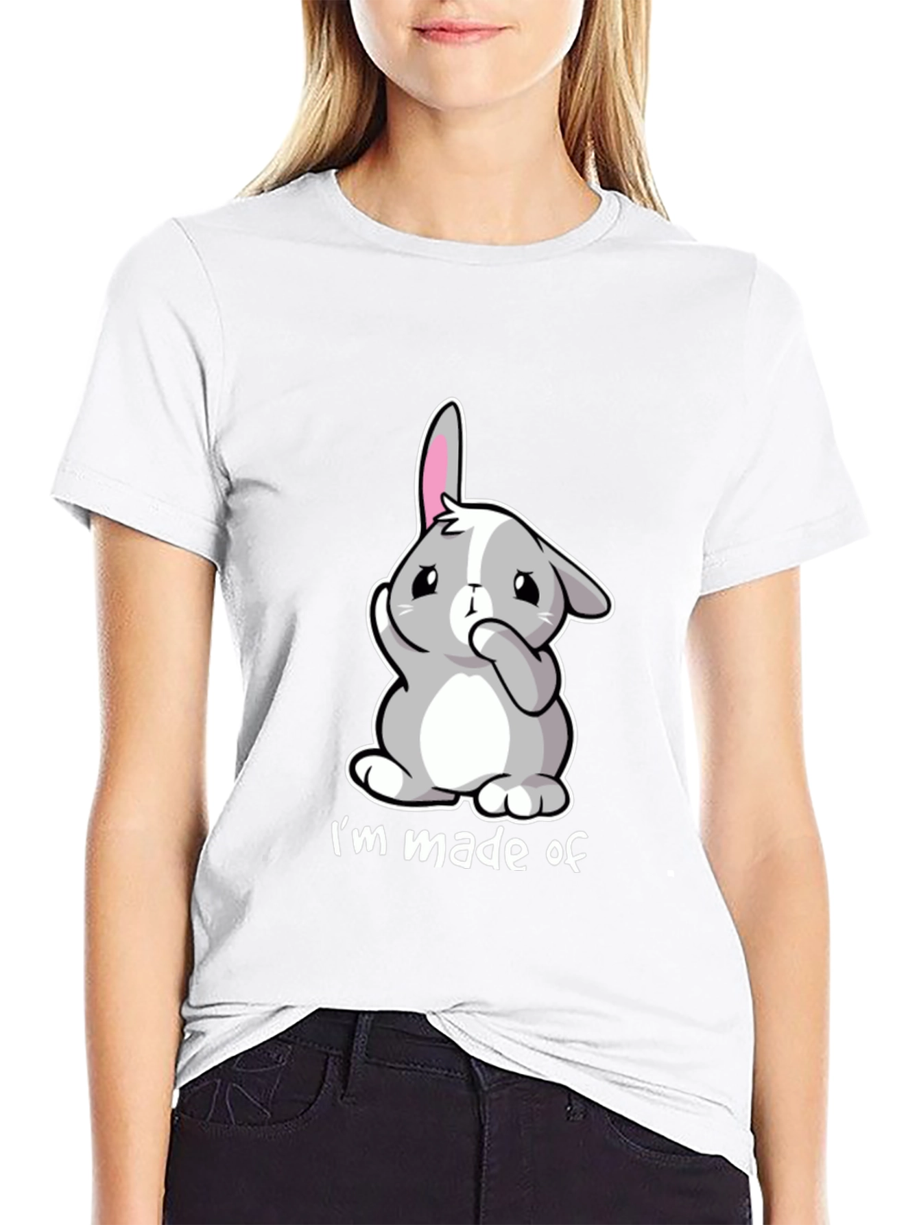 Cute Bunny Im Made of T-Shirt