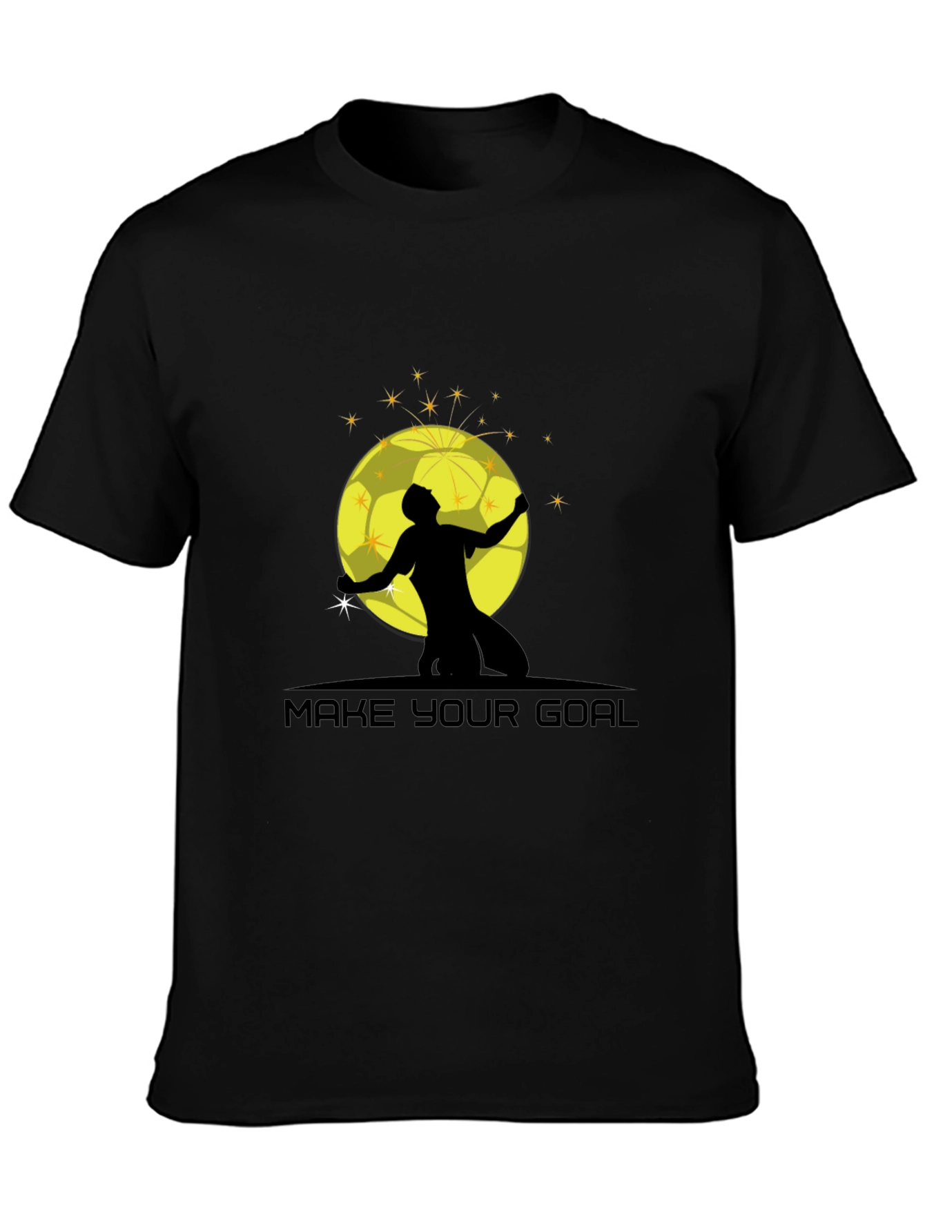 Make Your Goal Black Graphic T-Shirt