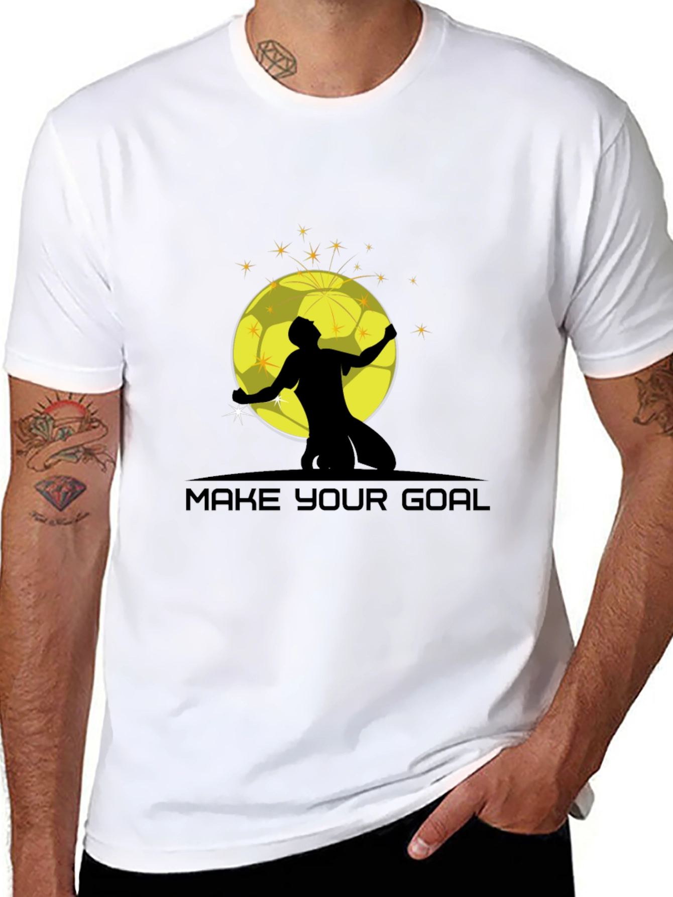 Make Your Goal Black Graphic T-Shirt