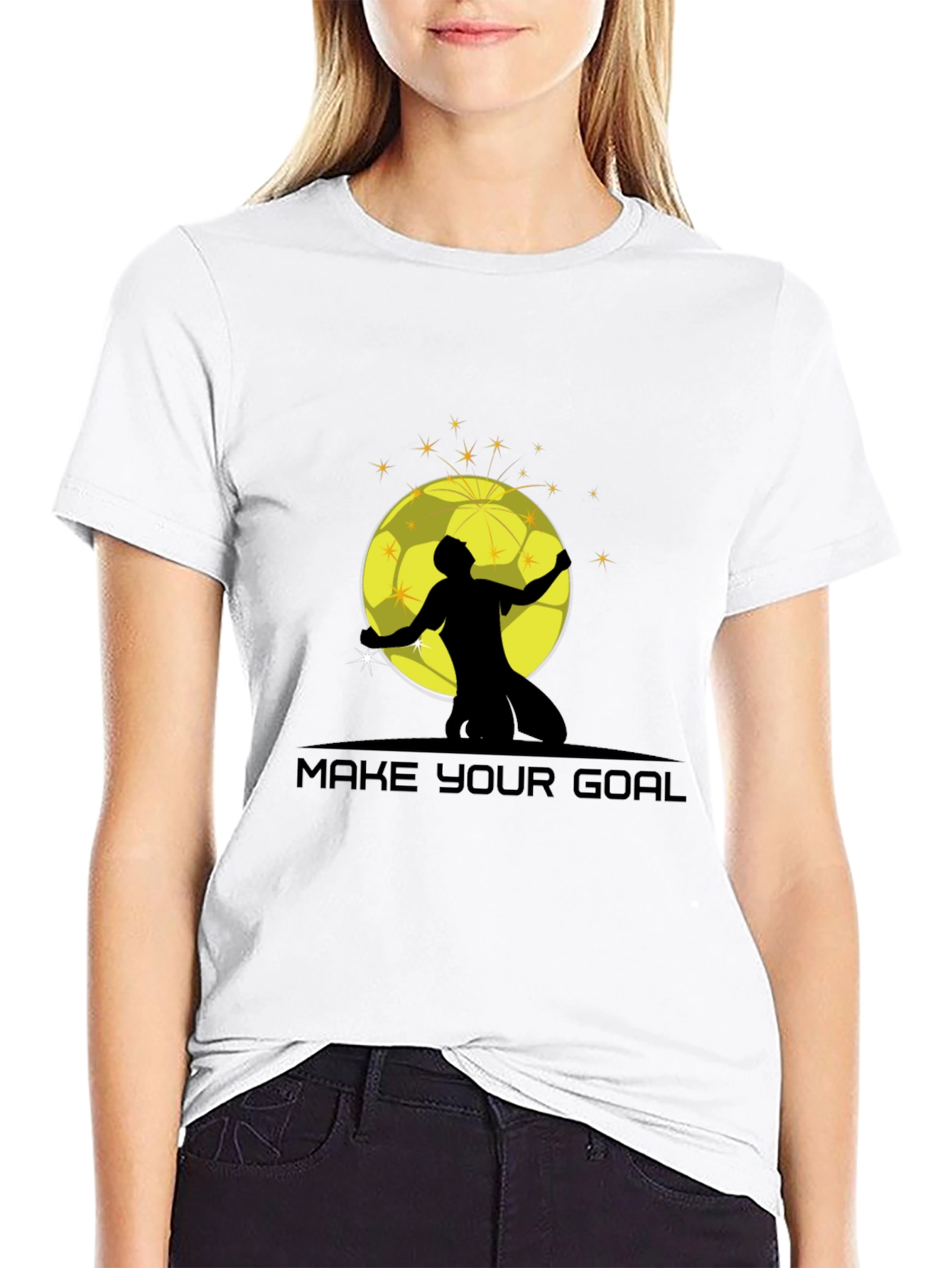 Make Your Goal Black Graphic T-Shirt