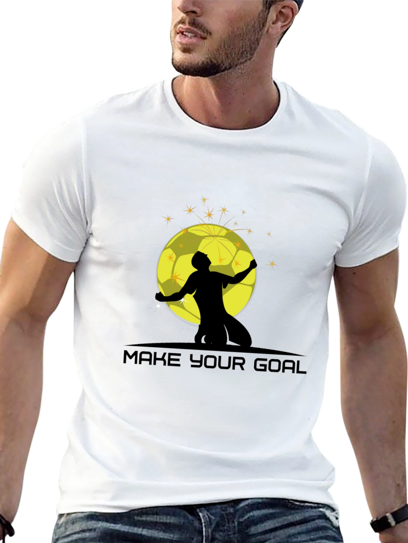 Make Your Goal Black Graphic T-Shirt