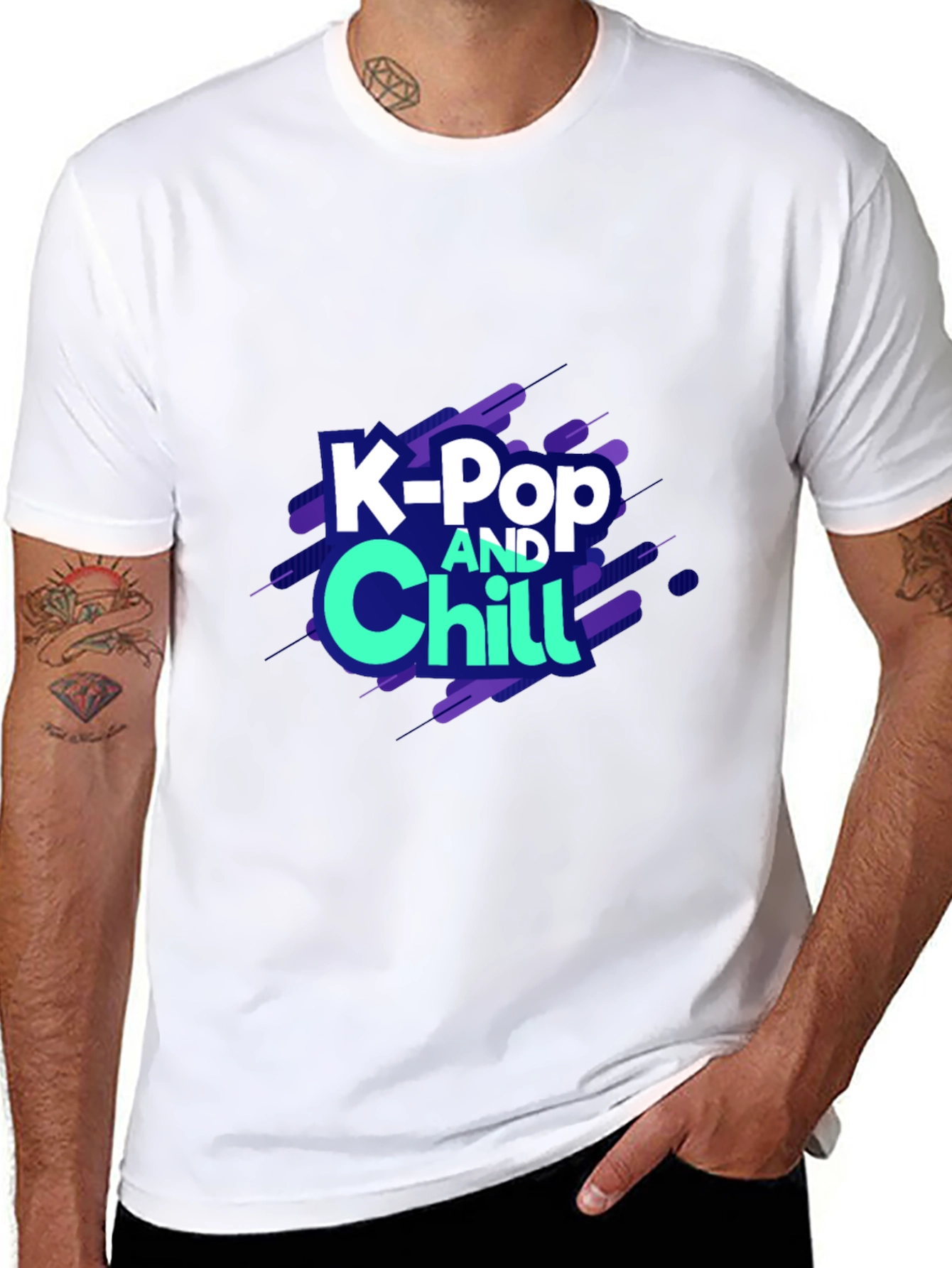 K-Pop and Chill Graphic Tee