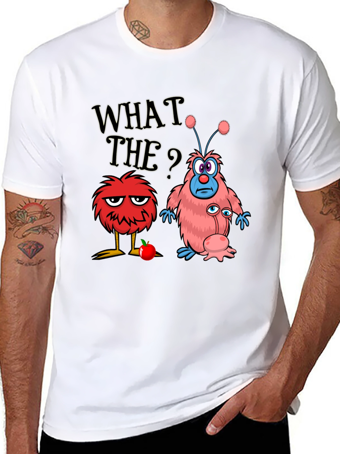 Funny What The? Monster Graphic Tee