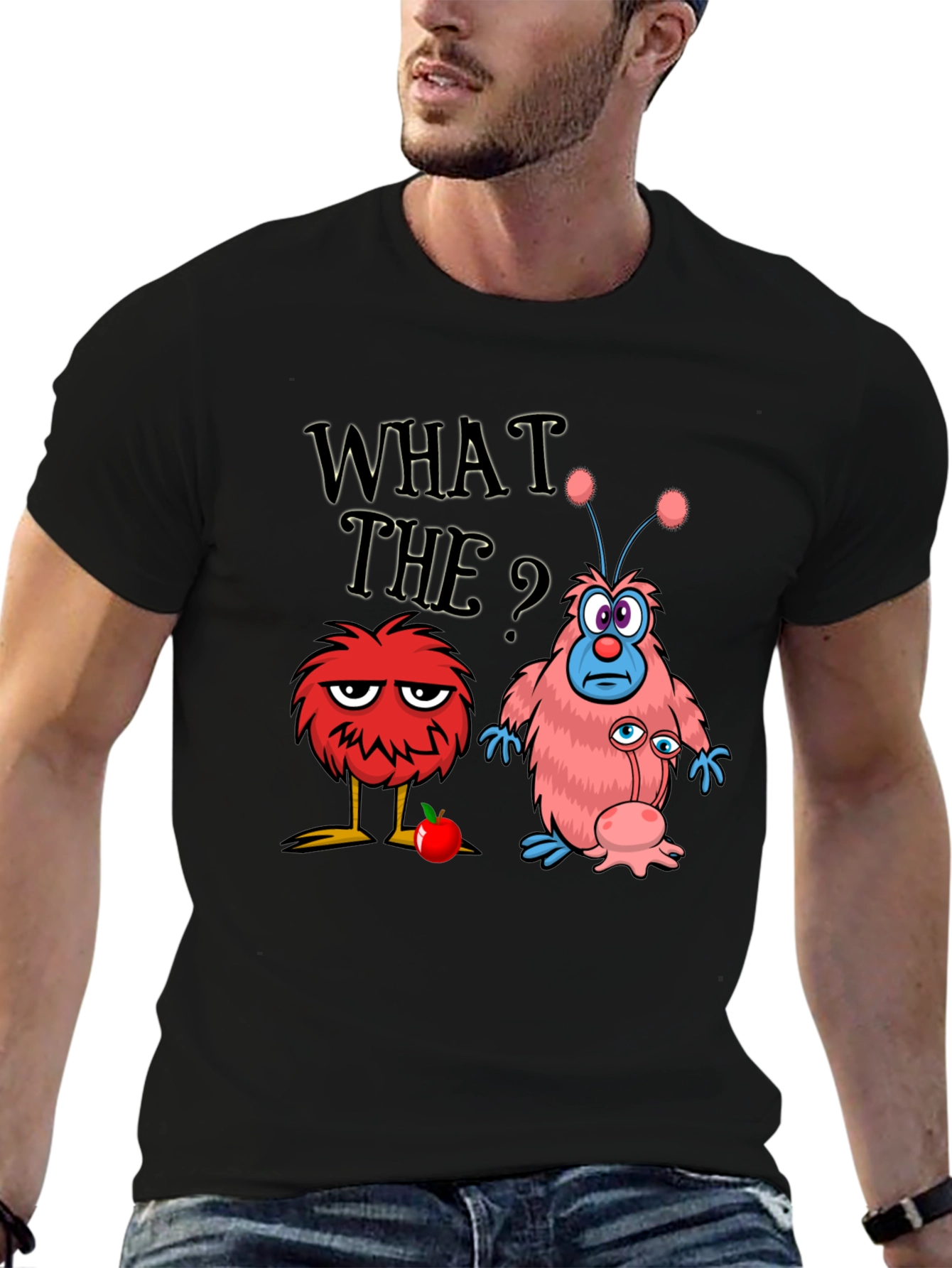Funny What The? Monster Graphic Tee