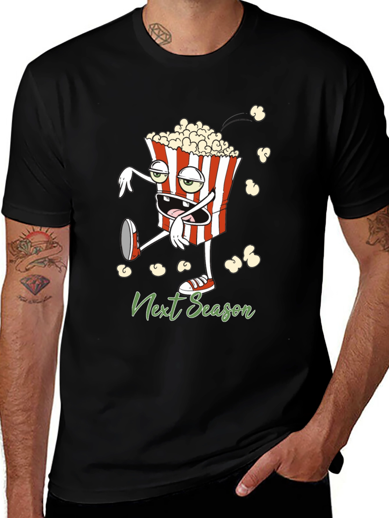 Next Season Popcorn Graphic Tee