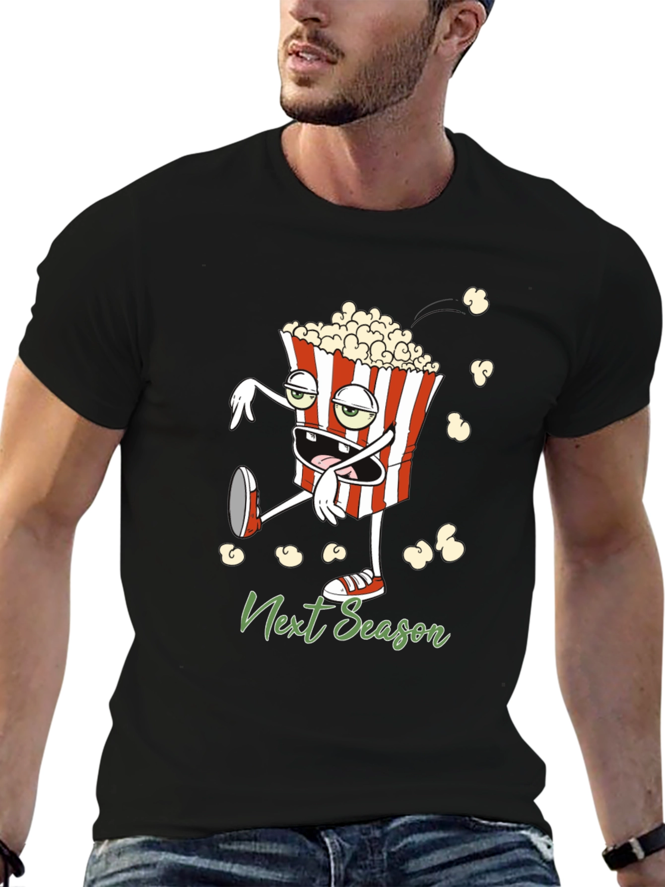 Next Season Popcorn Graphic Tee