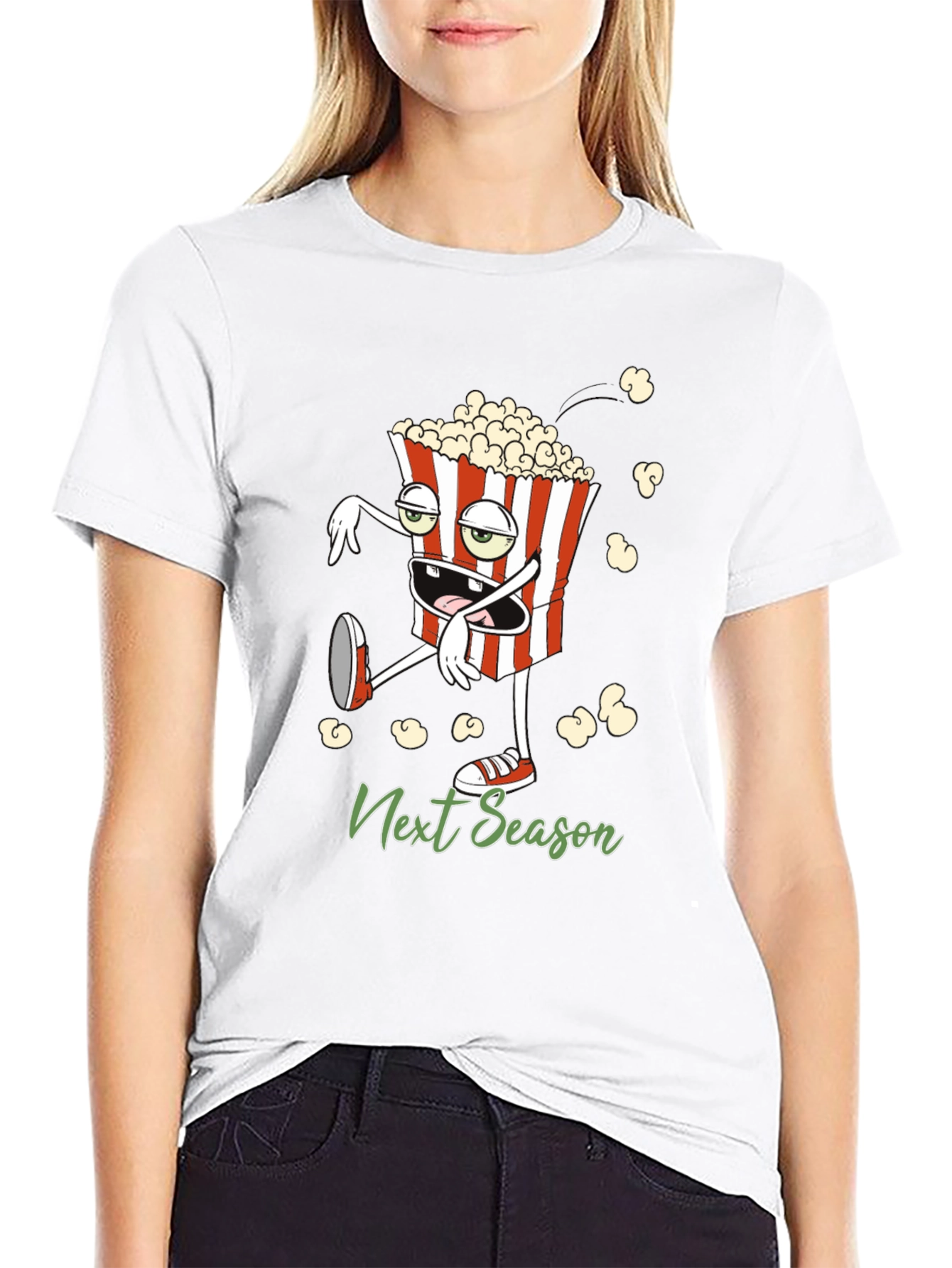 Next Season Popcorn Graphic Tee