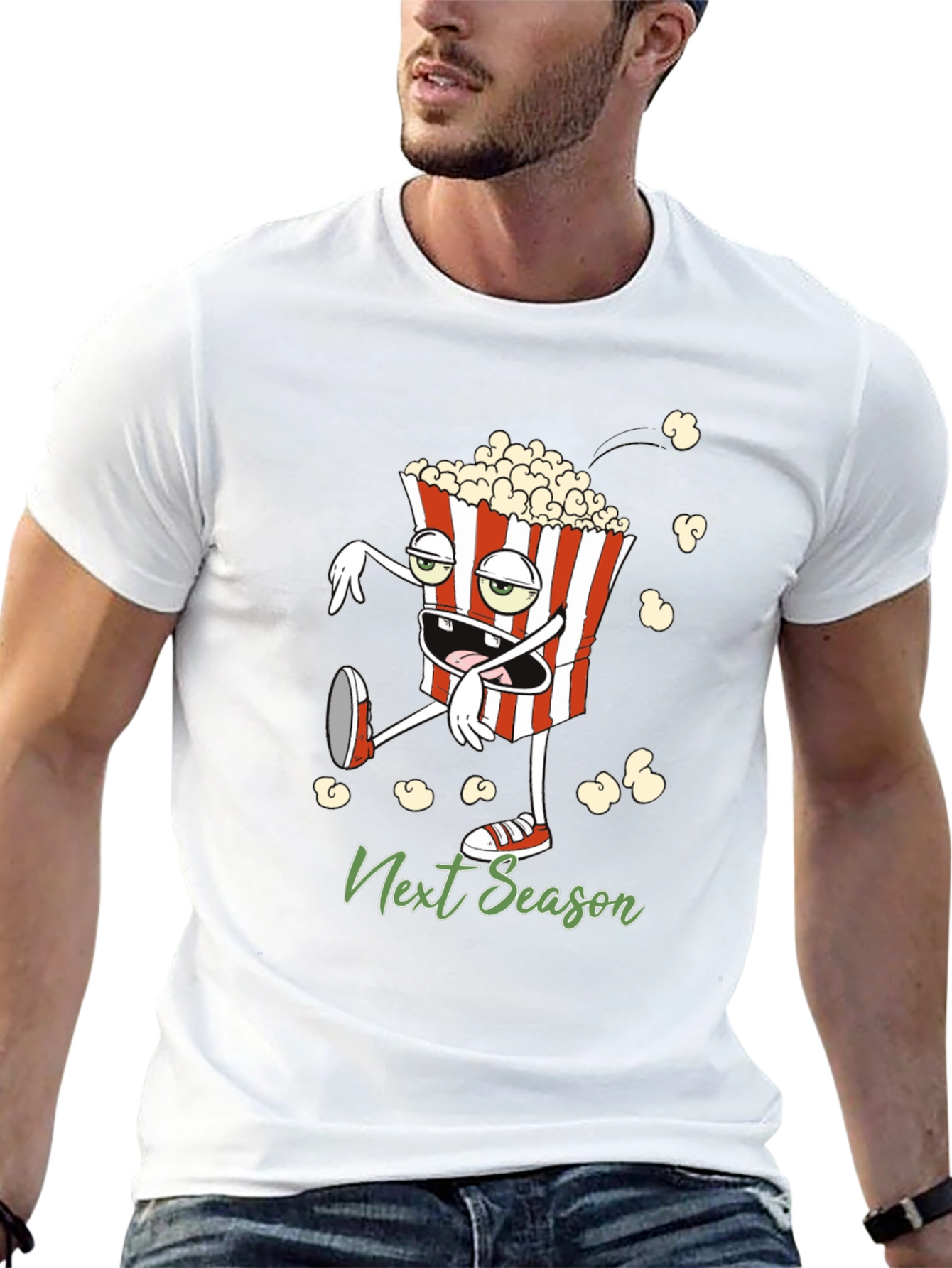 Next Season Popcorn Graphic Tee