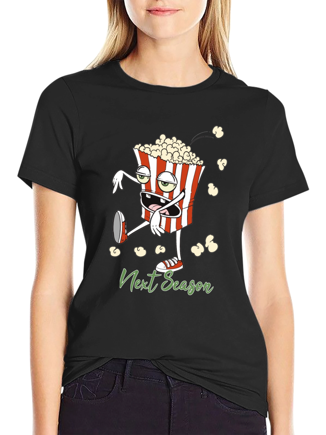 Next Season Popcorn Graphic Tee