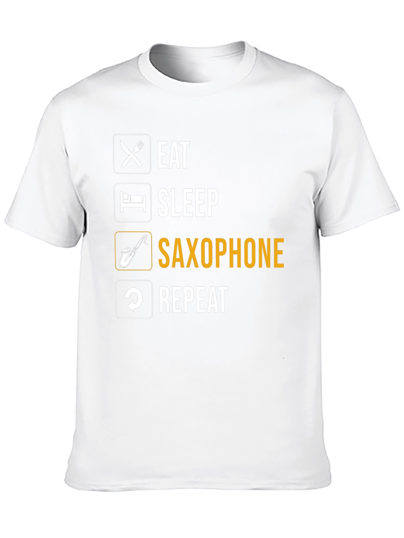 Eat Sleep Saxophone Repeat T-Shirt