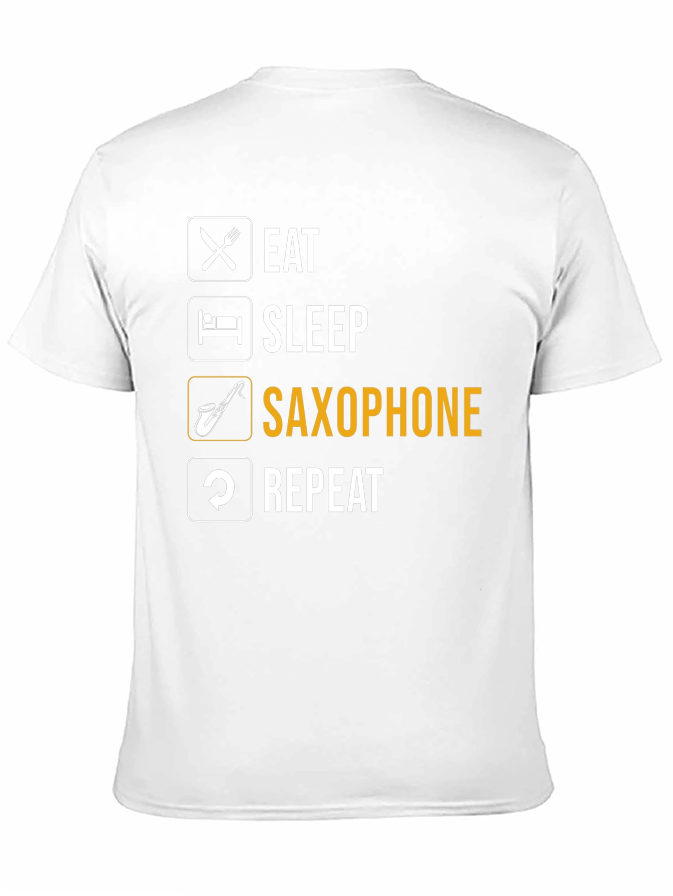 Eat Sleep Saxophone Repeat T-Shirt