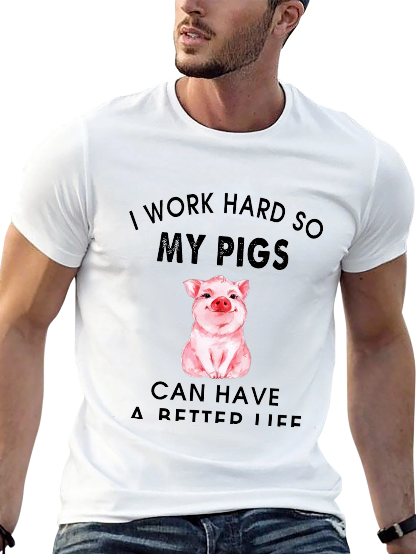 I Work Hard for My Pigs T-Shirt