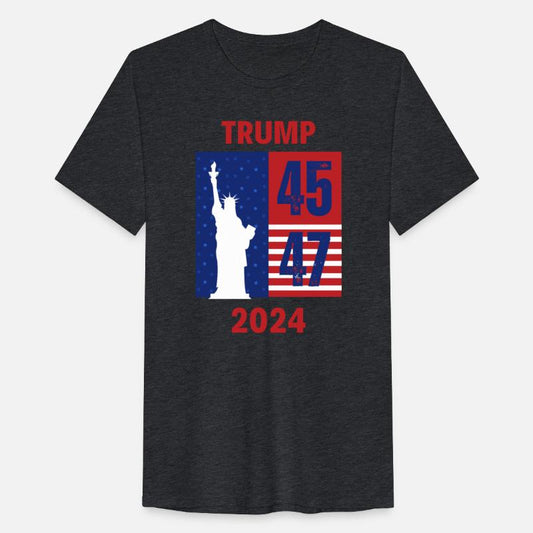 45 47 Trump 2024 Vintage Flag Support Trump 45 47