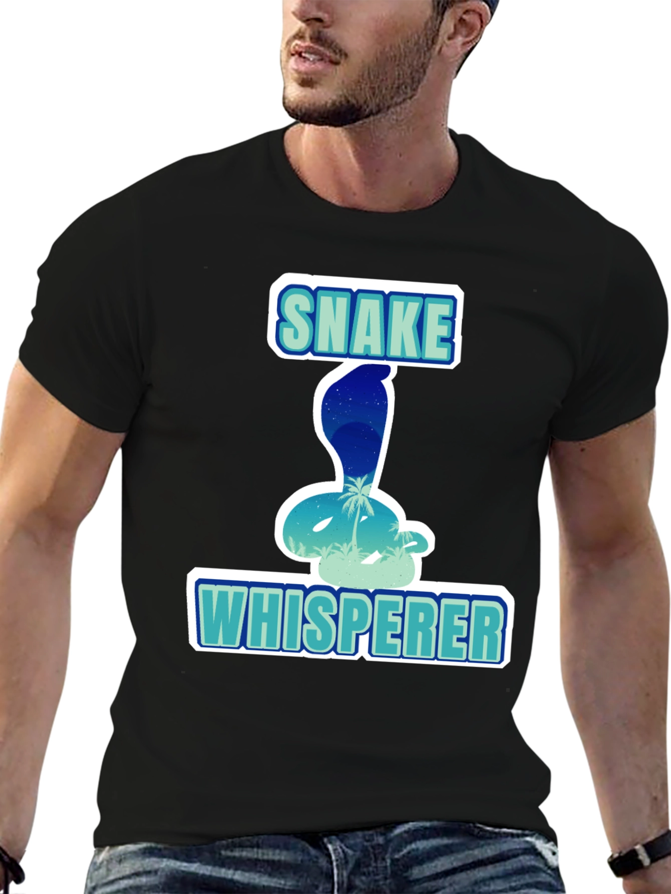 Snake Whisperer Graphic Tee - Unique Design