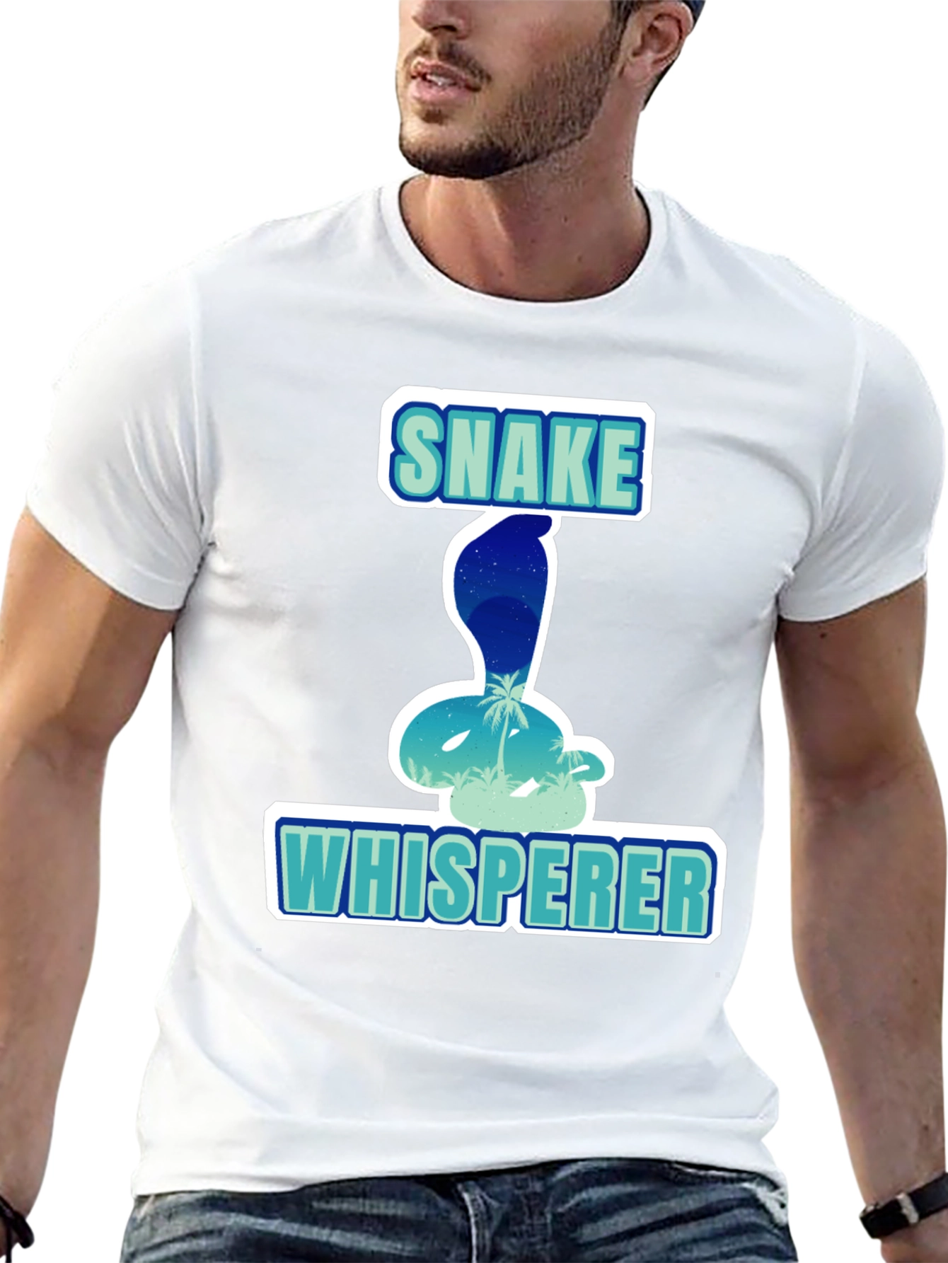 Snake Whisperer Graphic Tee - Unique Design