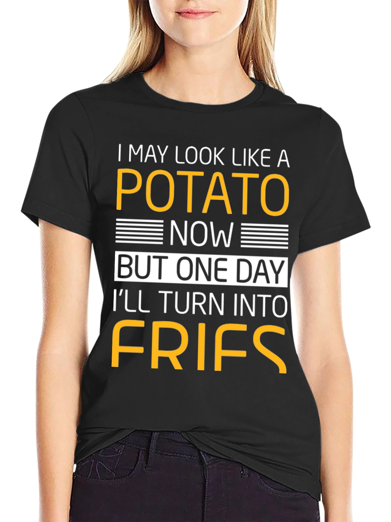 Potato Now Fries Later Graphic T-Shirt
